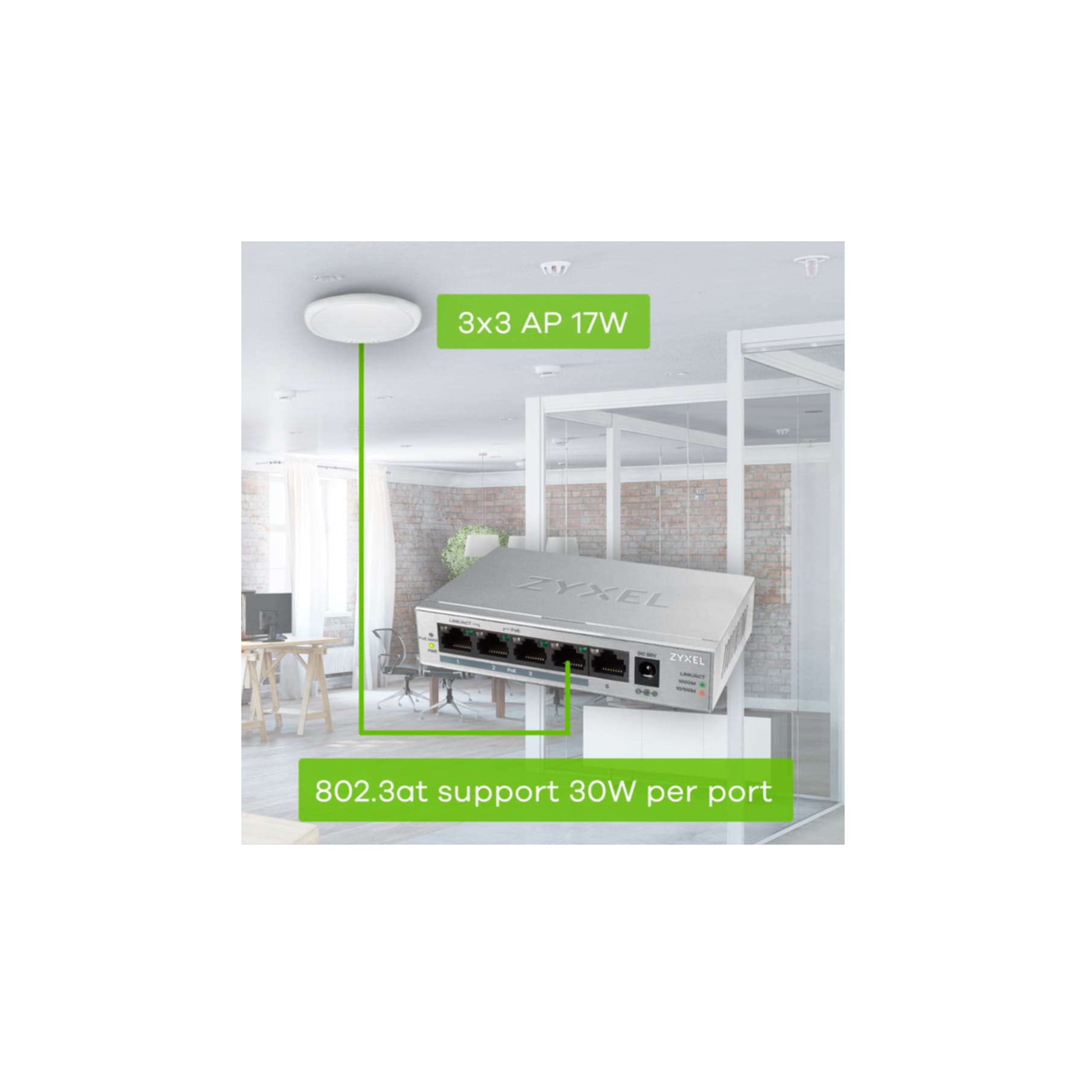 Zyxel Netzwerk-Switch »GS1005HP«