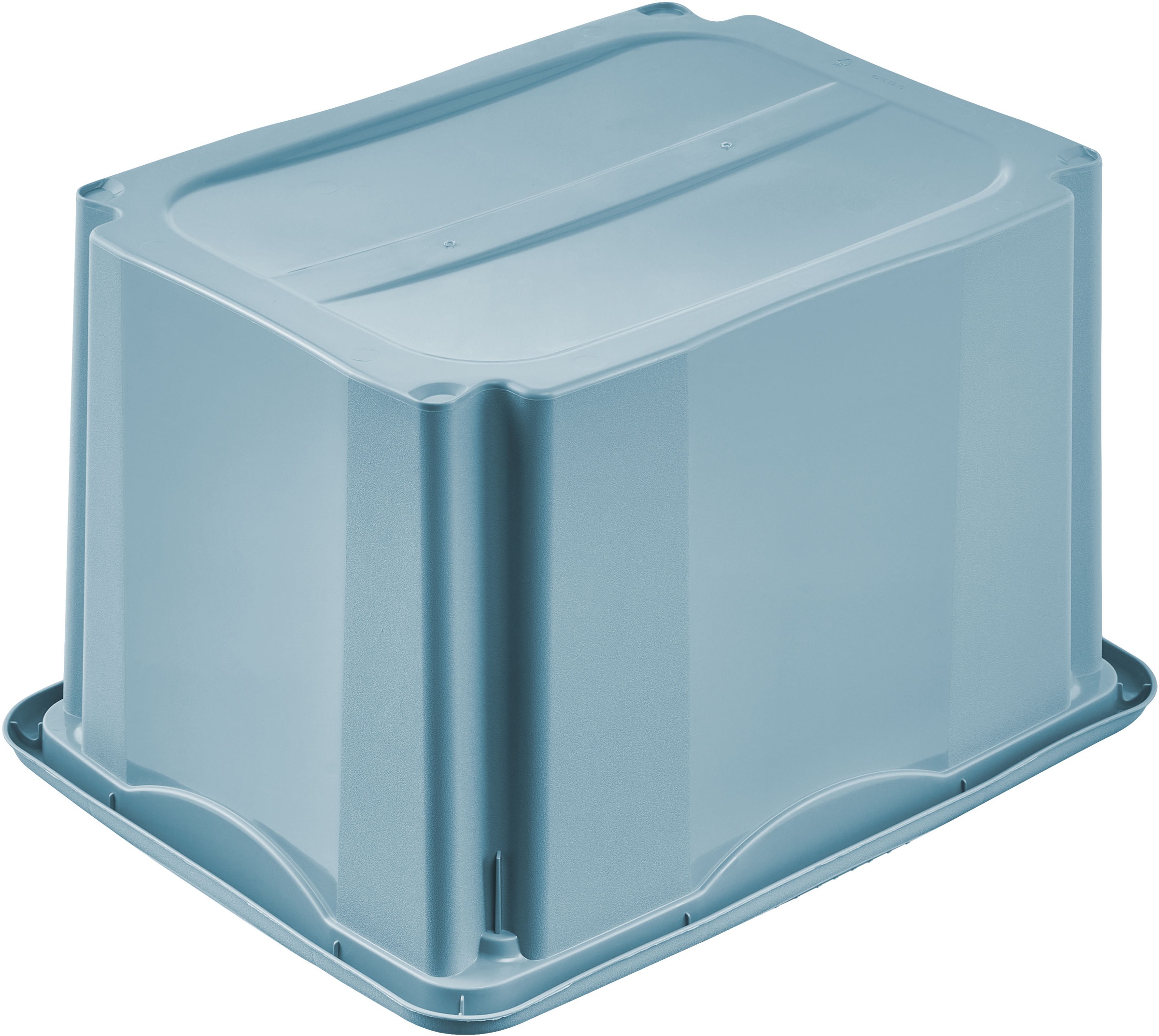 keeeper Aufbewahrungsbox »Emil, Box mit Deckel, 2er Set, 30 L, 45 x 35 x 27 cm« ineinander und aufeinander stapelbar