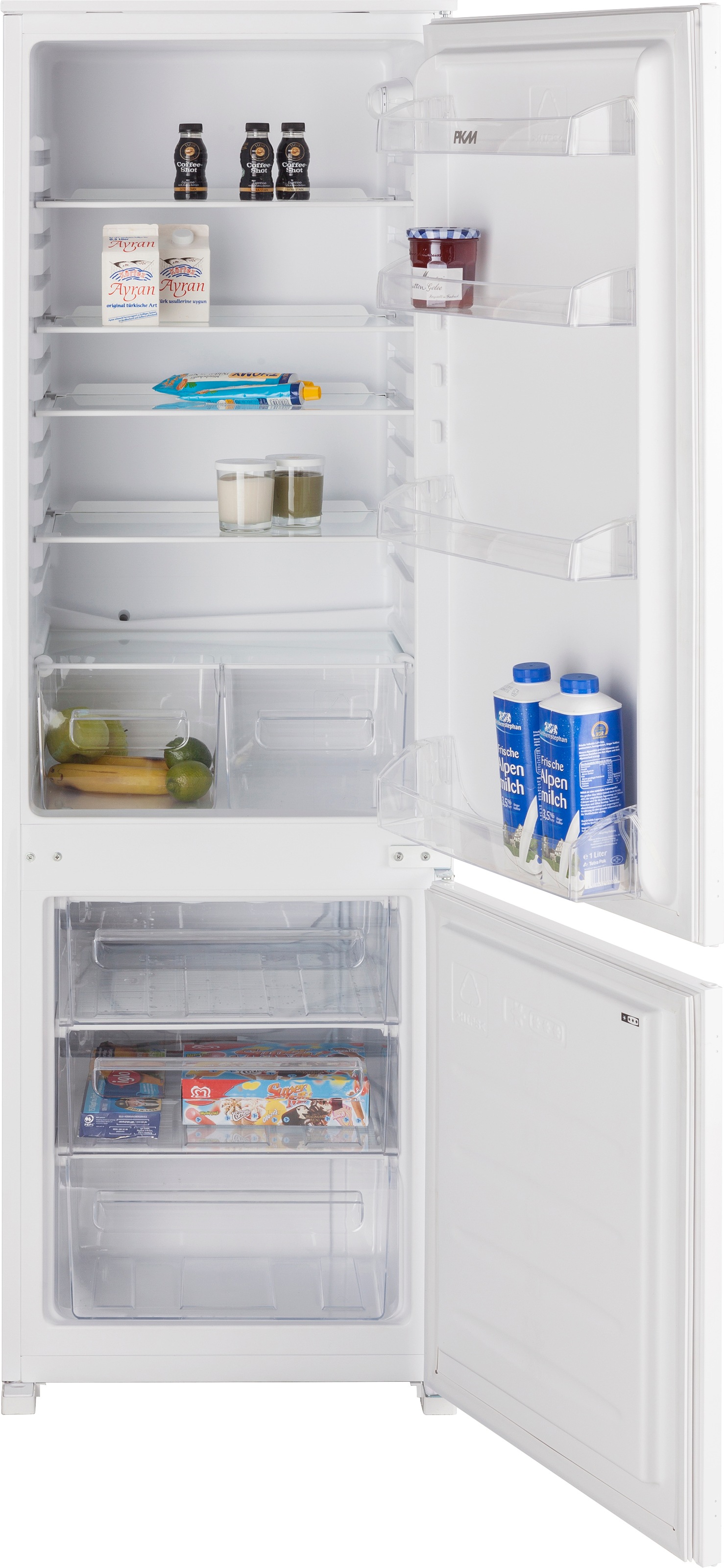 KOCHSTATION Küchenzeile »KS-Tulsa« mit E-Geräten, Breite 350 cm, schwarze Metallgriffe, MDF Fronten