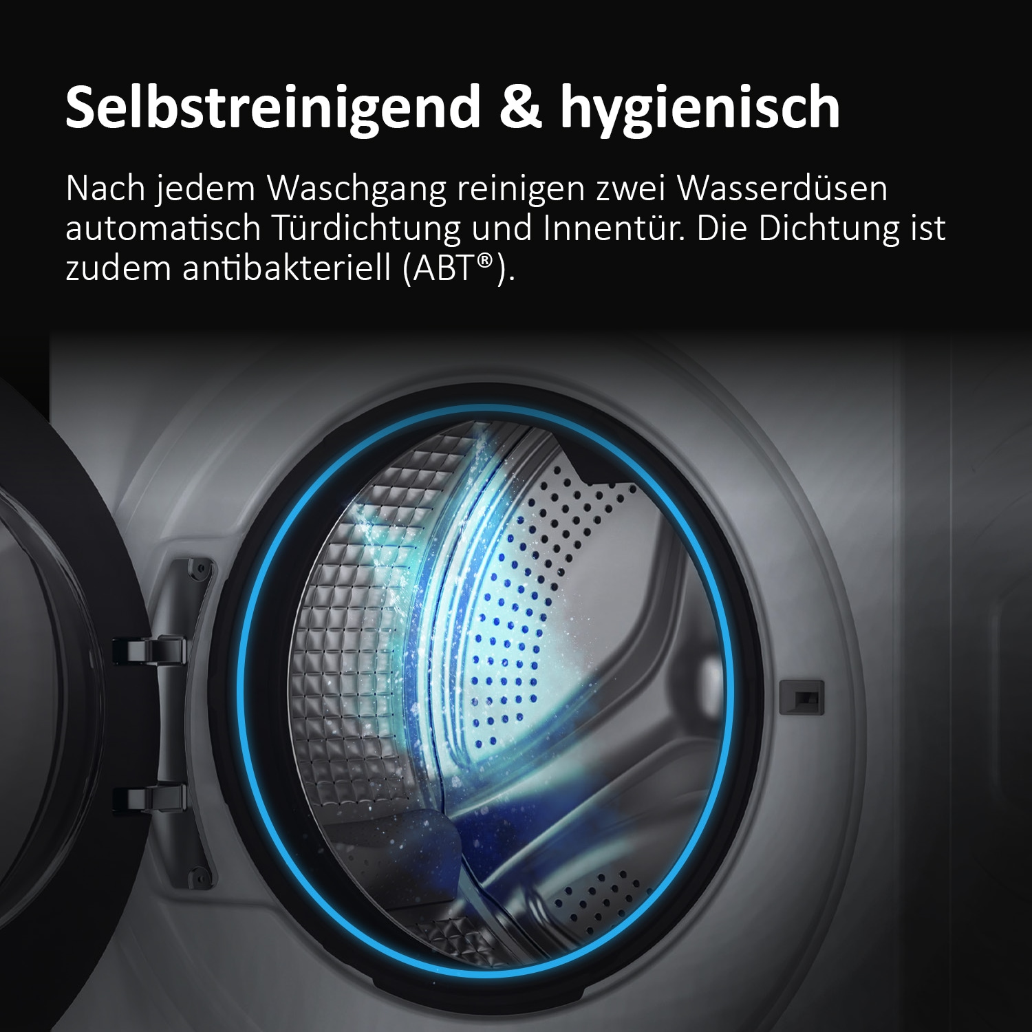 Haier Waschmaschine »HW70-B14929«, 7 kg, 1400 U/min, 7 kg, 1400 U/min, Flüsterleiser Motor, Antibakterielle Technologie
