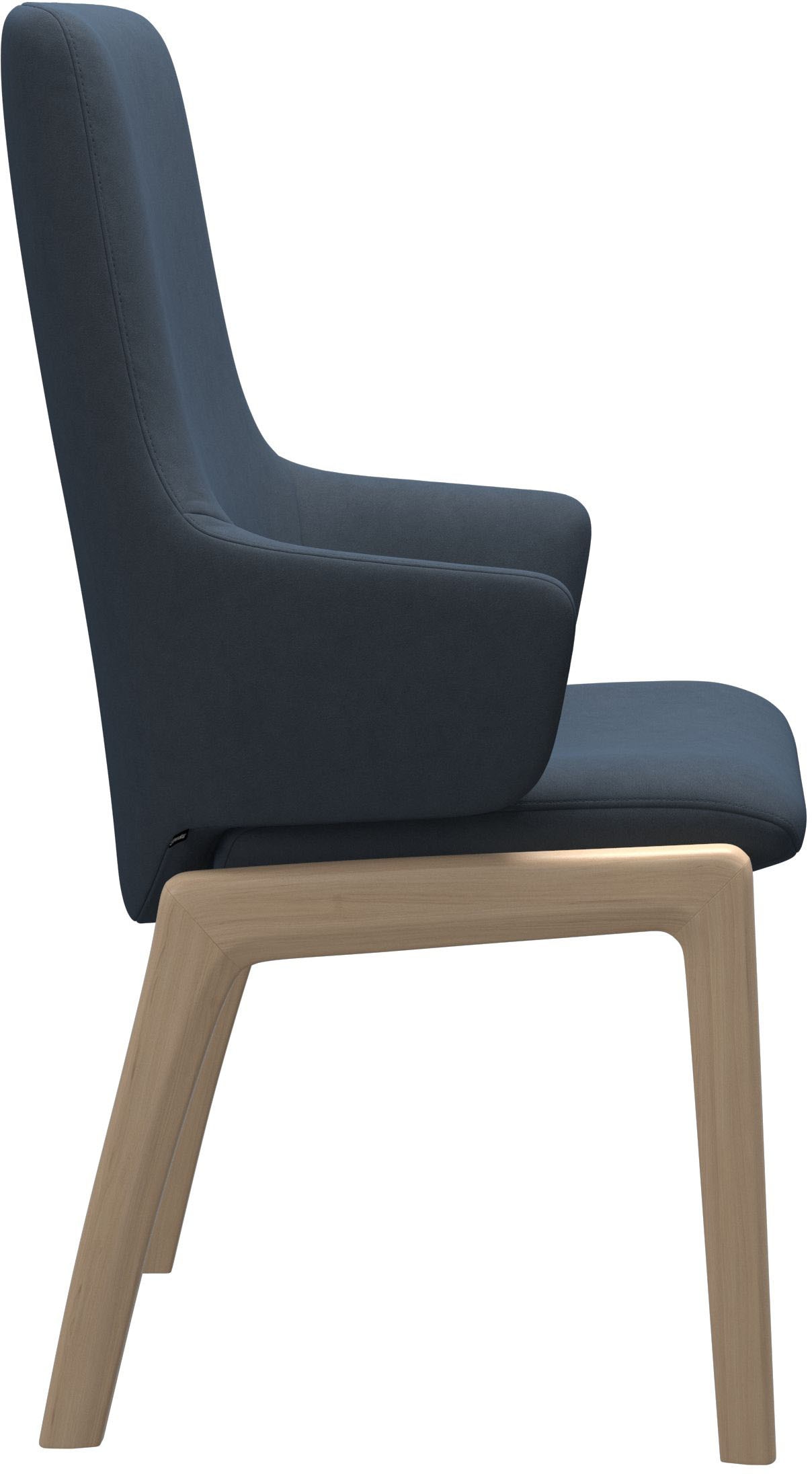 Stressless® Polsterstuhl »Laurel« () High Back mit Armlehne, Größe L, mit abgerundeten Beinen in Walnuss