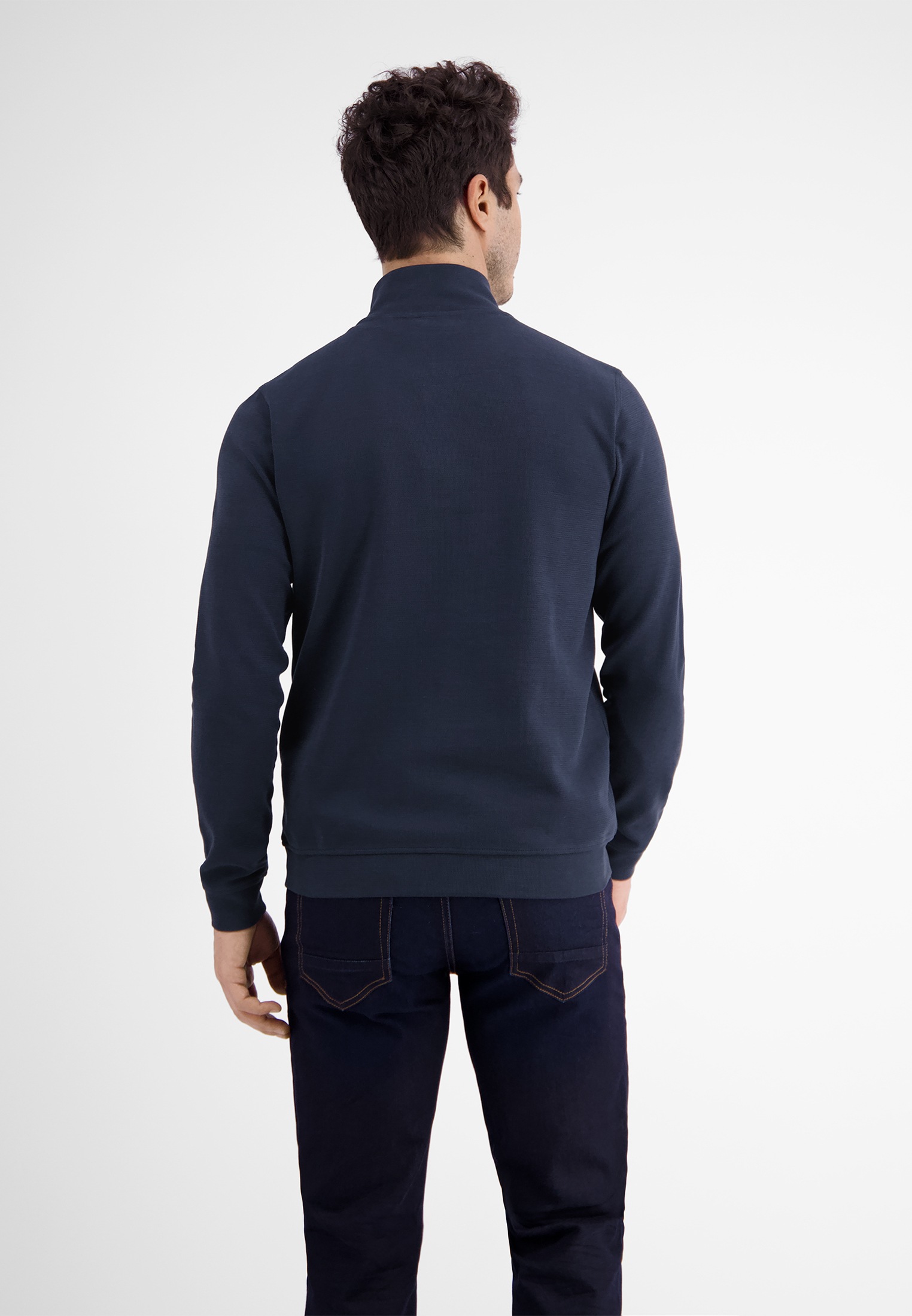 LERROS Sweatjacke »LERROS Sweat-Troyer in Strukturqualität«