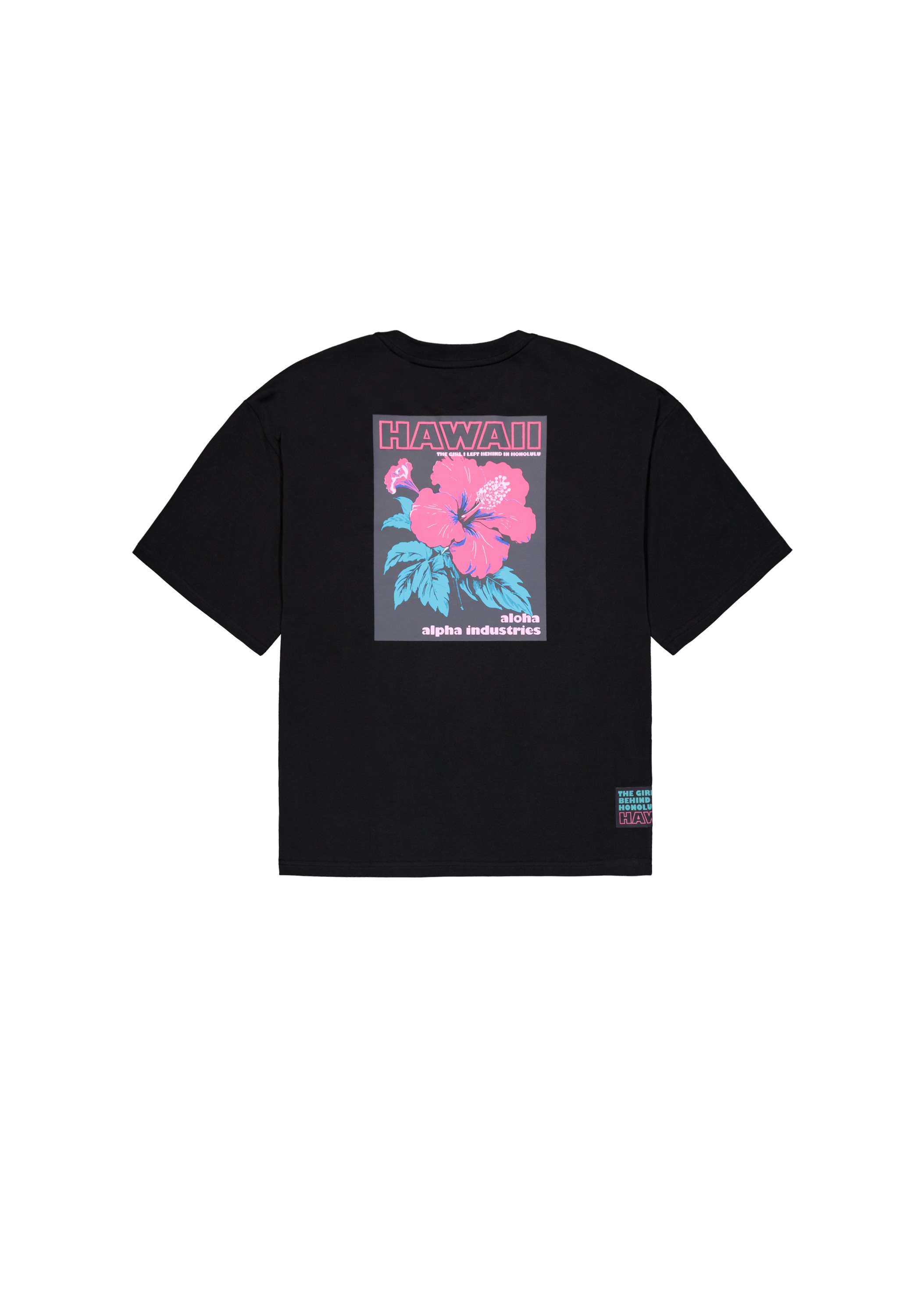 Alpha Industries T-Shirt »Aloha Flower Backprint T-Shirt T-Shirts«