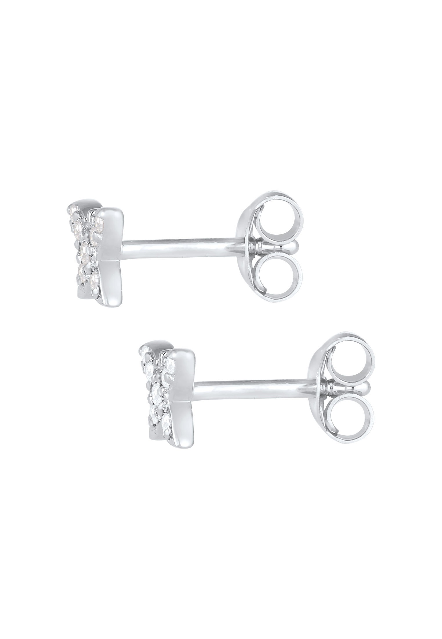 Elli Paar Ohrstecker »Ohrringe Kinder Schmetterling Zirkonia 925 Silber«