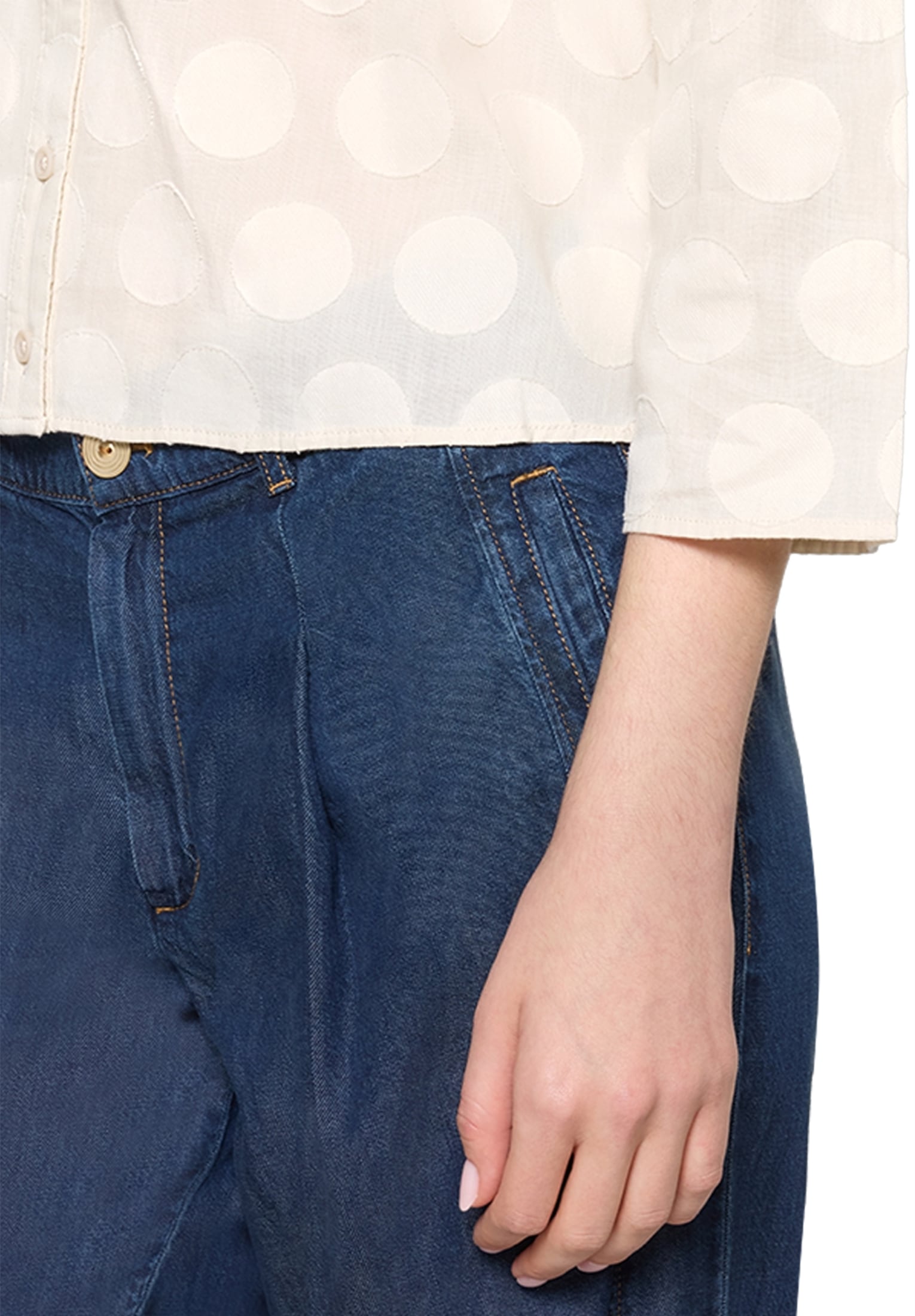 Cartoon Klassische Bluse »Oversize-Bluse mit Kragen«