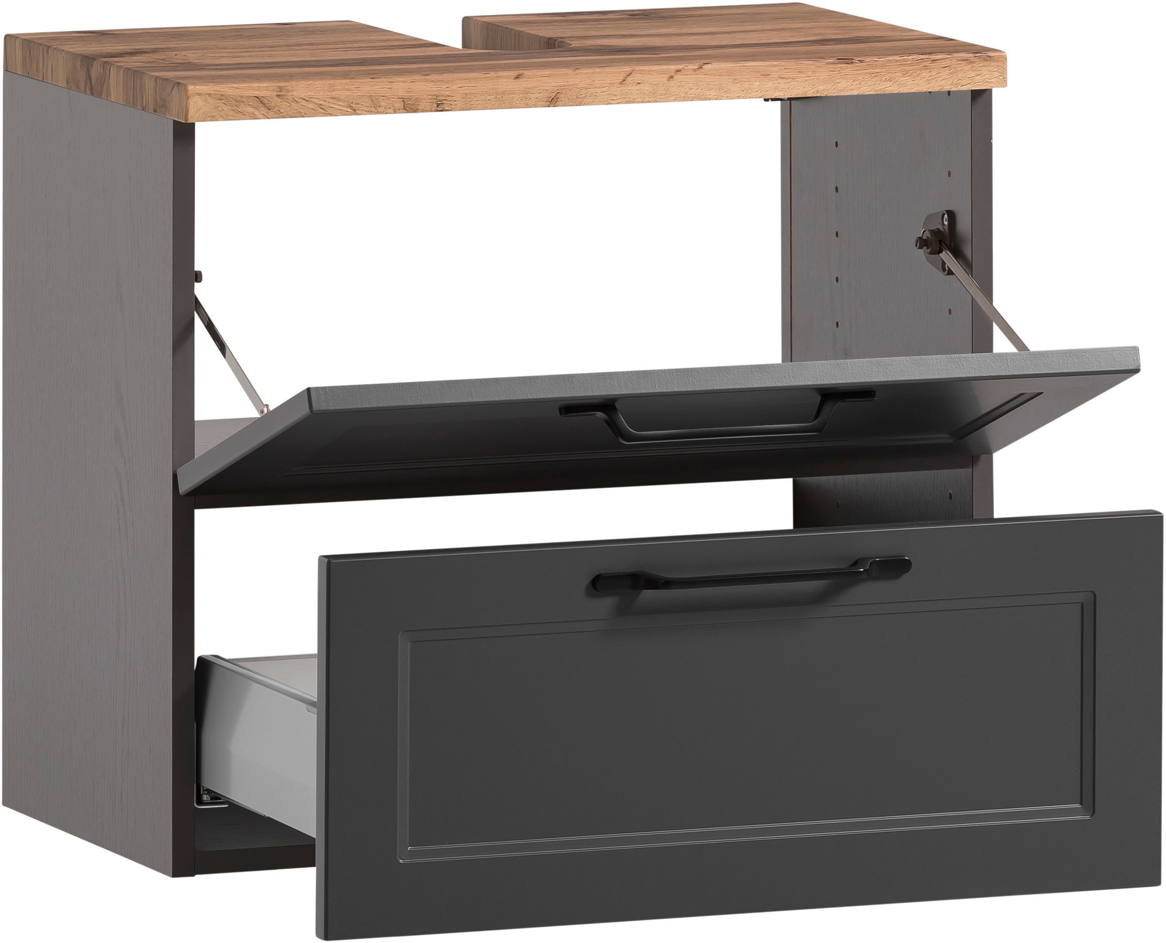 welltime Badmöbel-Set »Lana«, (Komplett-Set, 2 St.), Badezimmer-Set, 2-teilig, 60 cm breit