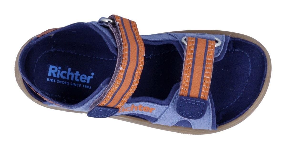 Richter Barfußschuh »Lucky«  Kinderschuh, Größenschablone zum Download, mit WMS