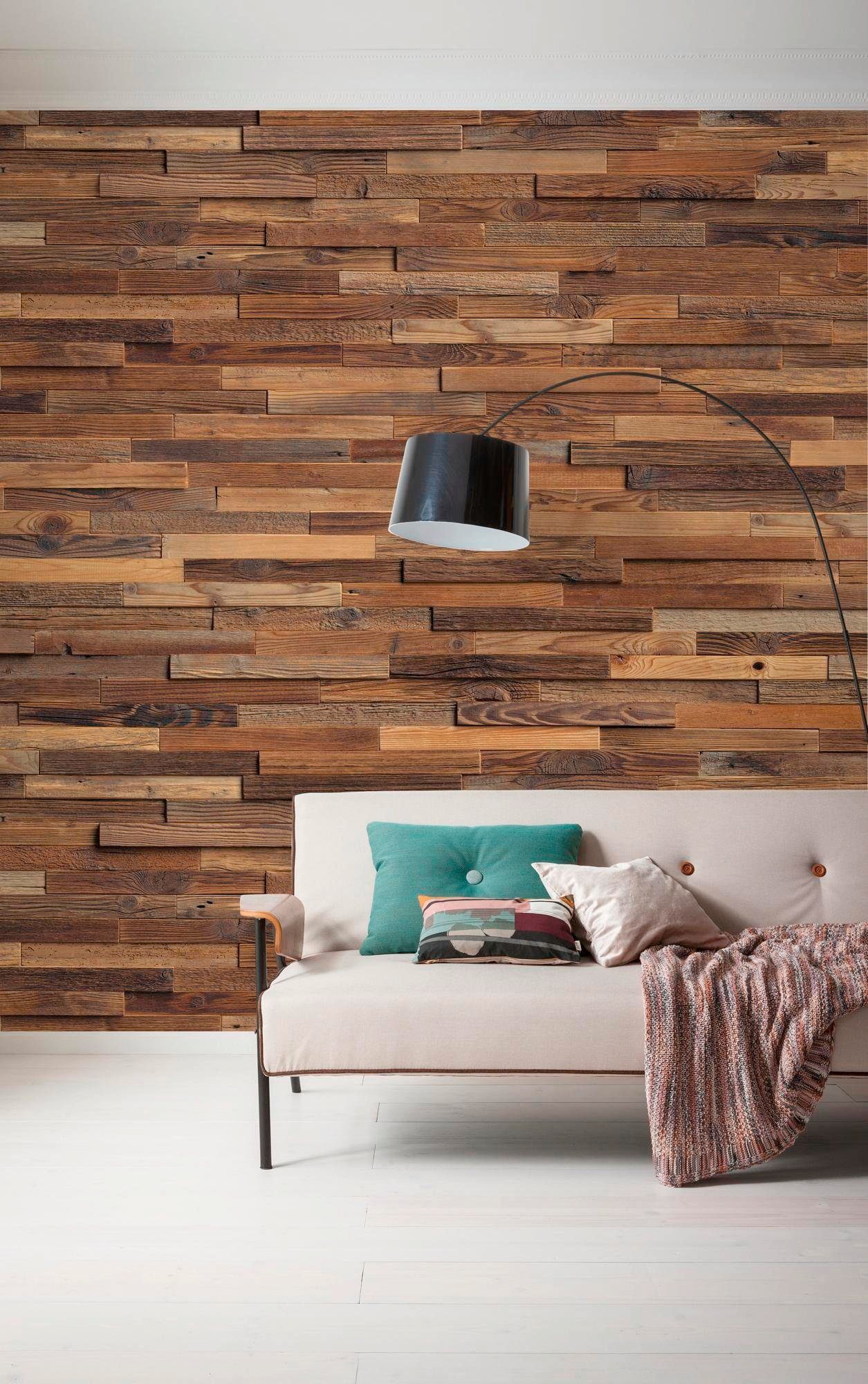 Komar Vliestapete »Digitaldruck Vlies - Chalet - Größe 300 x 250 cm«, bedruckt, Wohnzimmer, Schlafzimmer