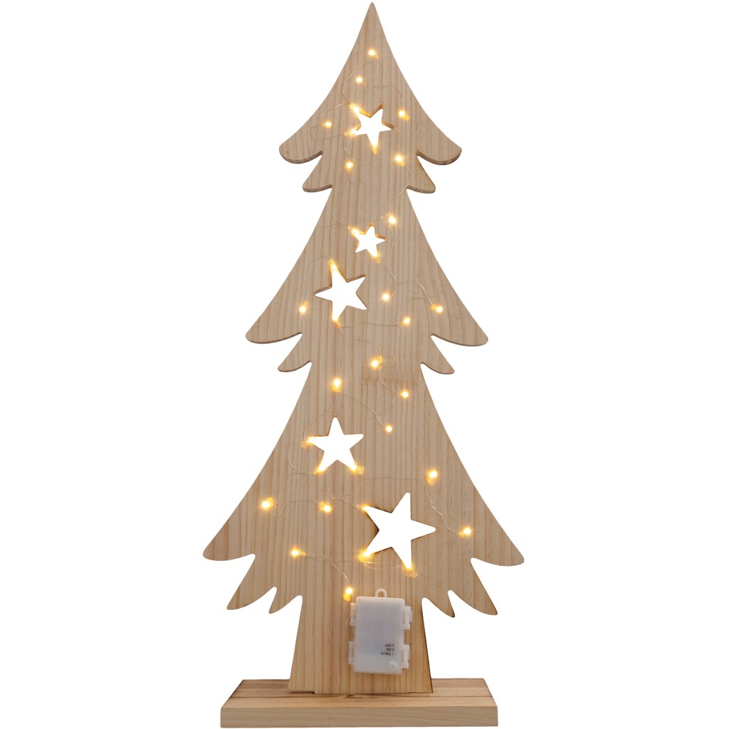 näve LED Baum »Tannenbaum, Weihnachtsdeko aus Holz«