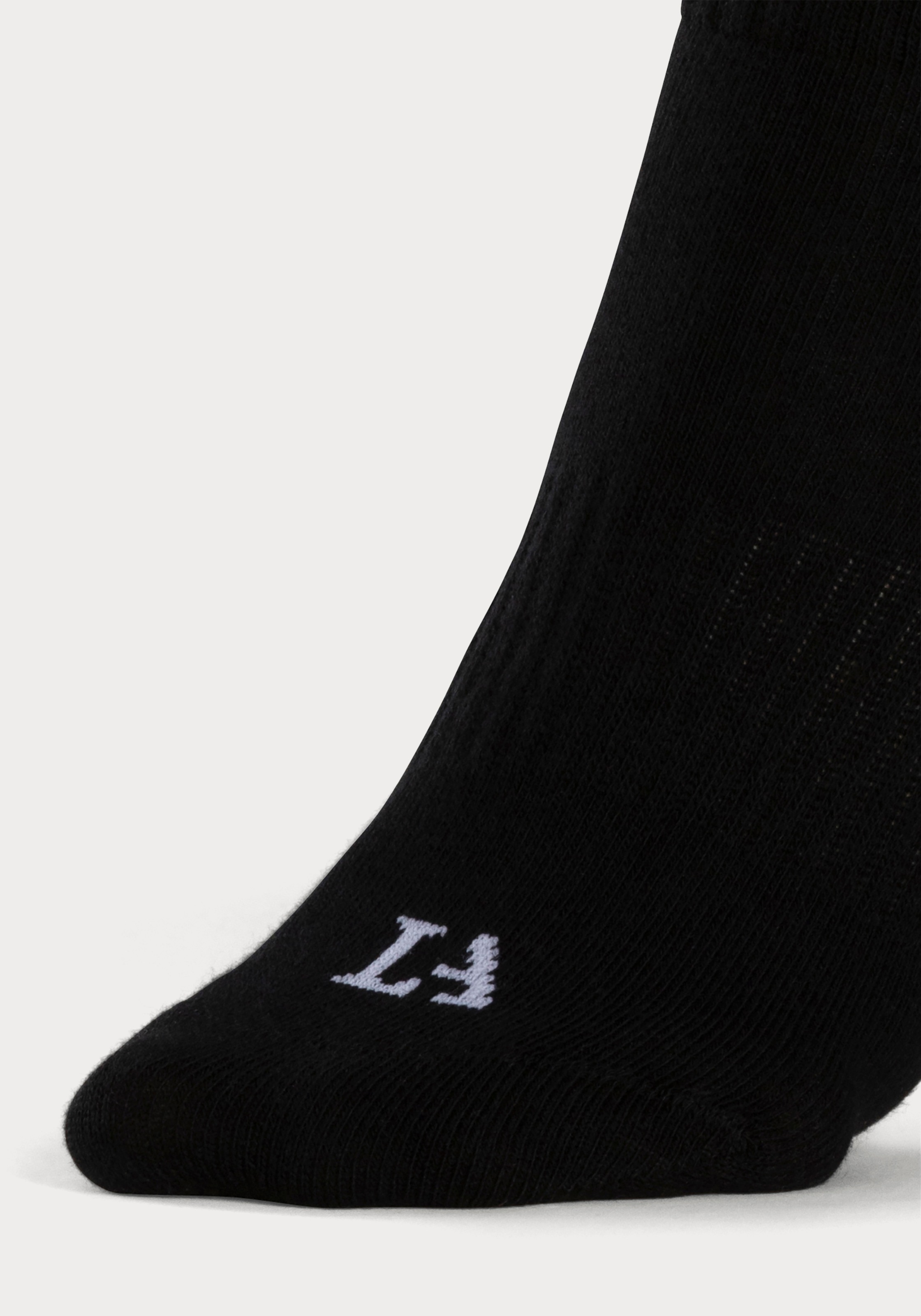 LASCANA ACTIVE Sneakersocken, (Packung, 6 Paar), mit eingestricktem Marken Logo