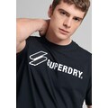 Superdry Rundhalsshirt »CODE SL STACKED APQ T«