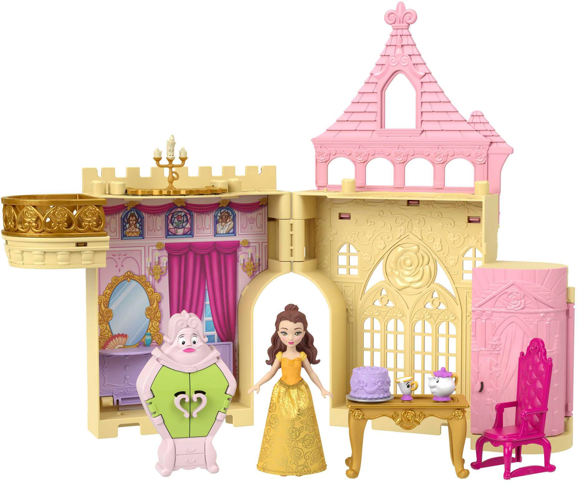Spielwelt »Disney Prinzessin, Belles Stapelschloss«, inklusive Puppe