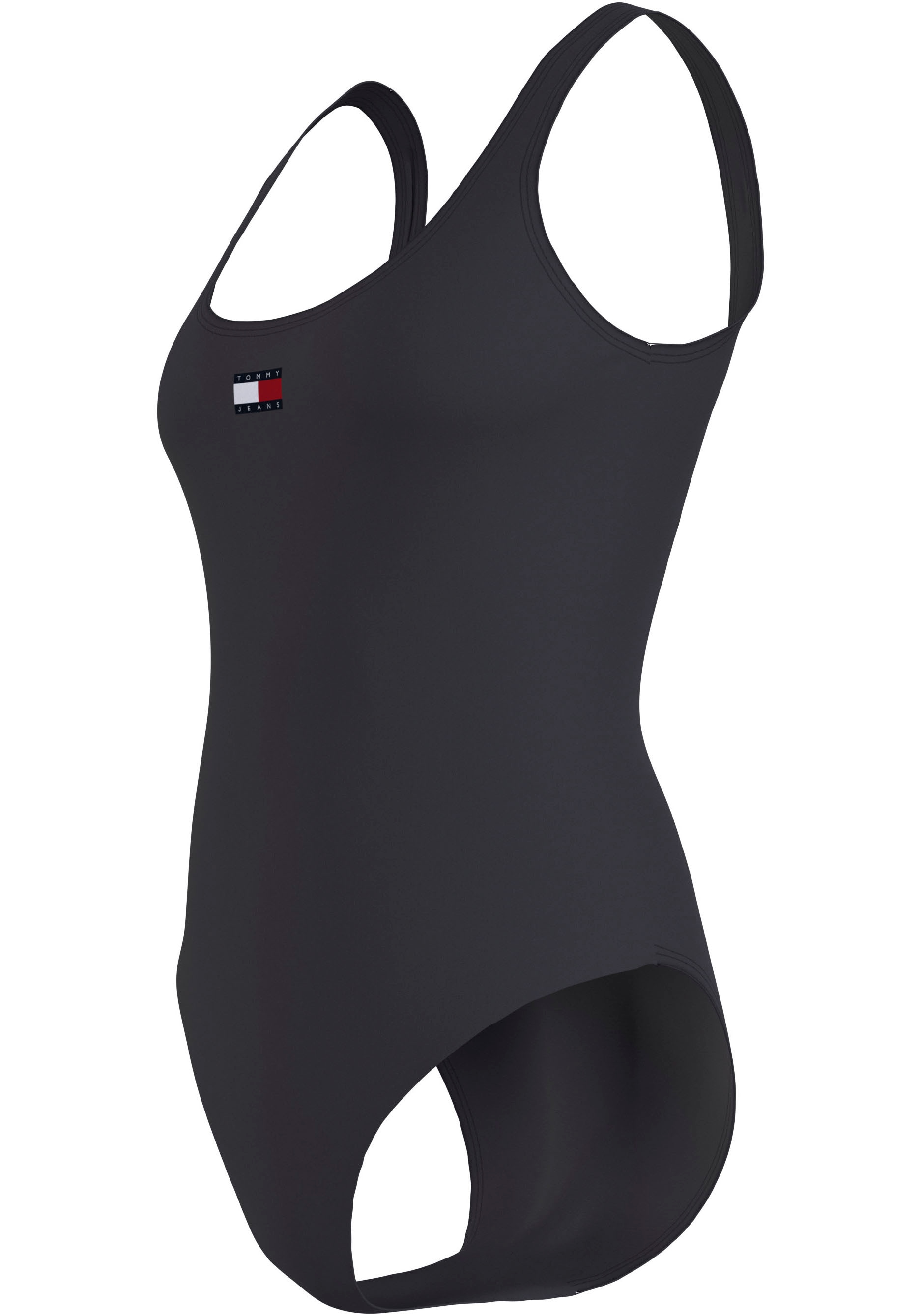 Tommy Hilfiger Swimwear Badeanzug »ONE PIECE (EXT SIZES)«, mit Brandlabel an der Brust