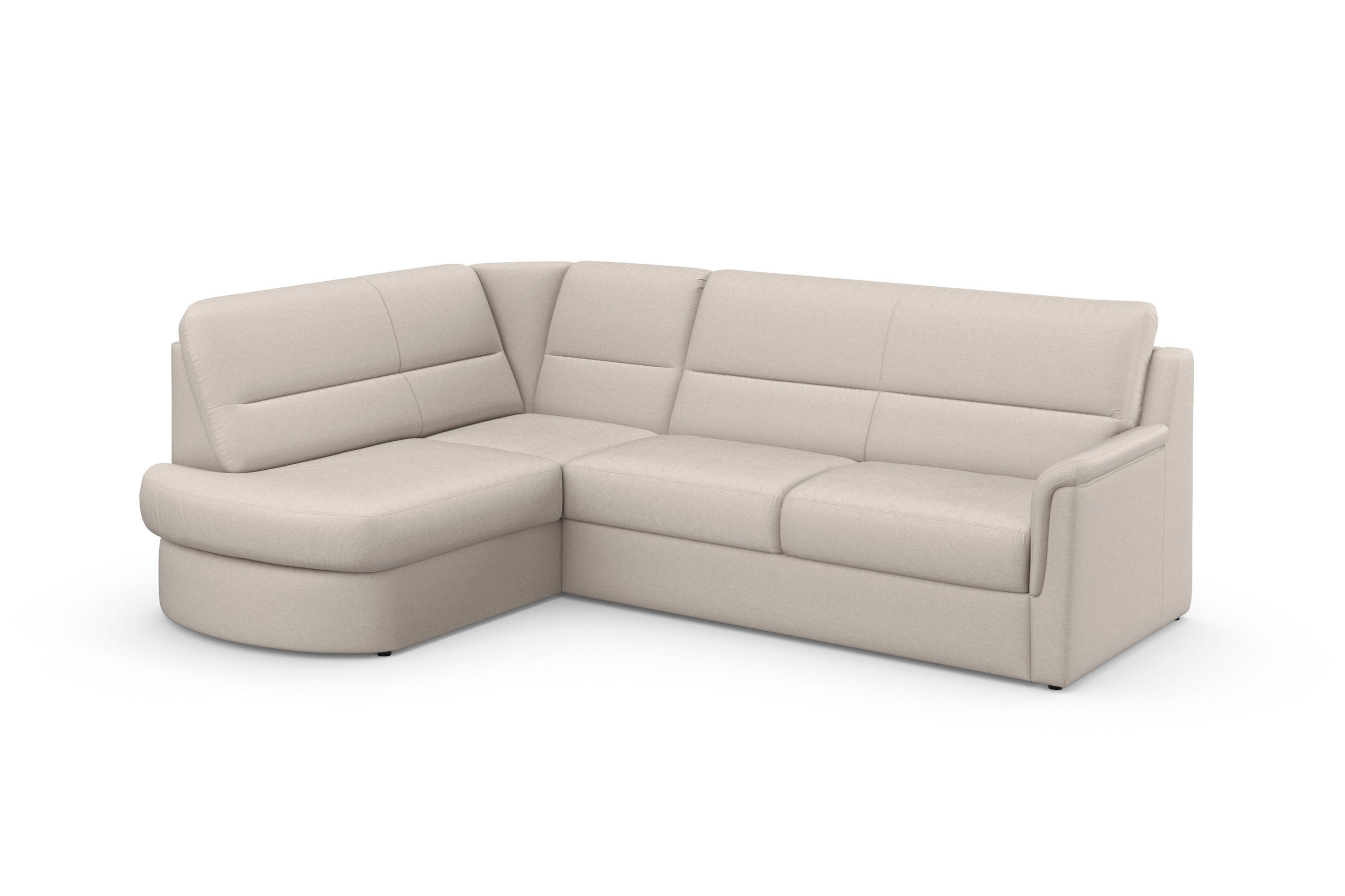 sit&more Ecksofa »Panini L-Form«, wahlweise mit Vorziehsitz und Bettkasten