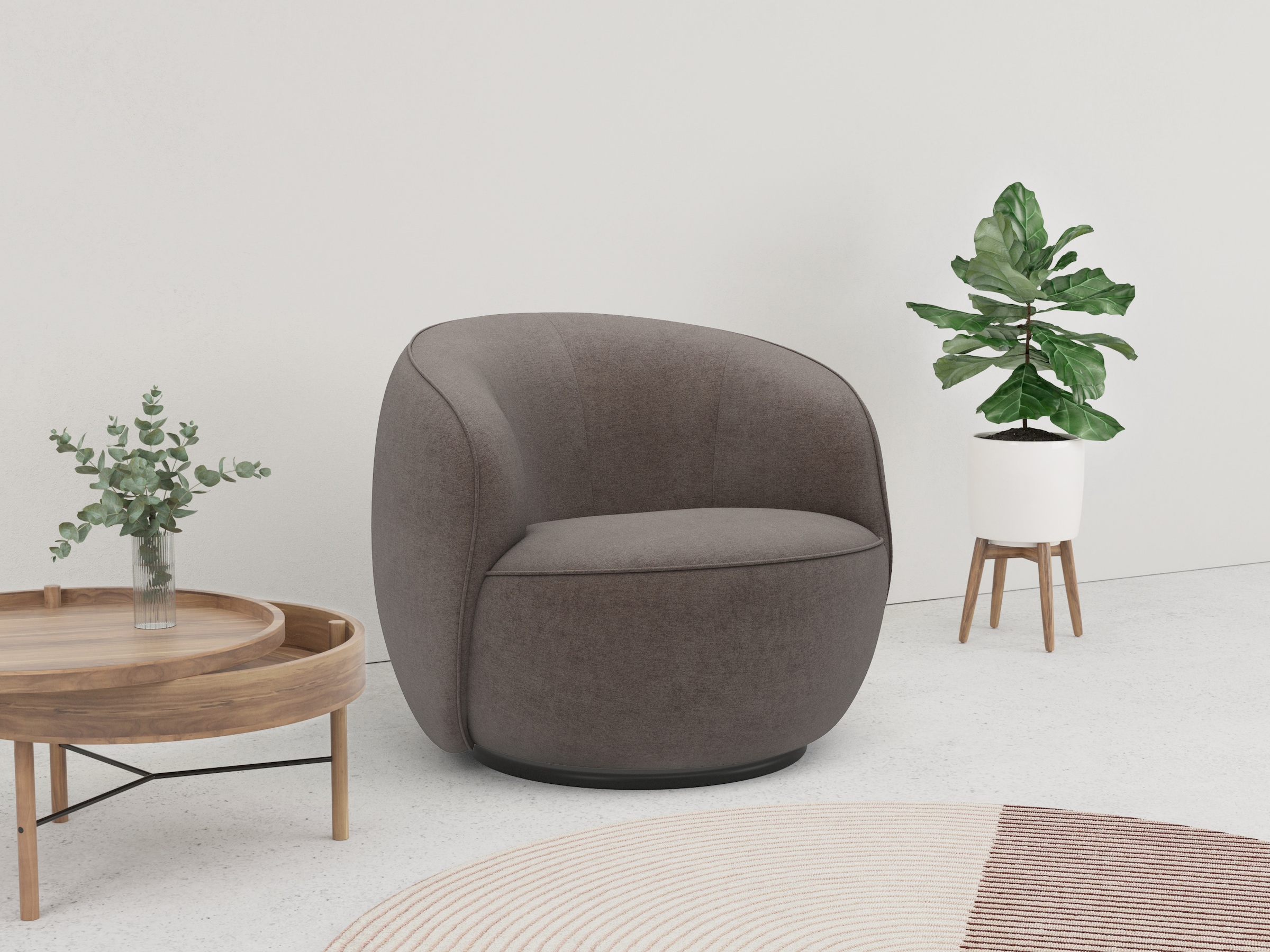 LeGer Home by Lena Gercke mit OTTO Loungesessel 360° komfortables bei Drehfunktion, »Effie«, bestellen Sitzen