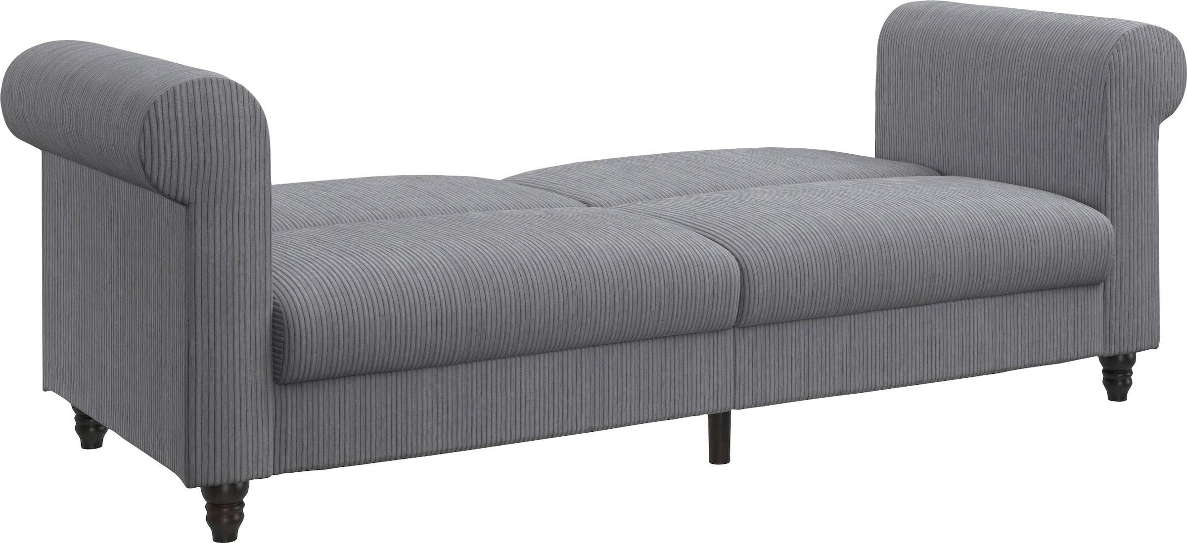 Dorel Home 3-Sitzer »Felix II, Schlafsofa 236cm, (Liegefläche 108x190cm), Rückenlehne«, 3-fach verstellbar, Sitzhöhe 46 cm, Cord
