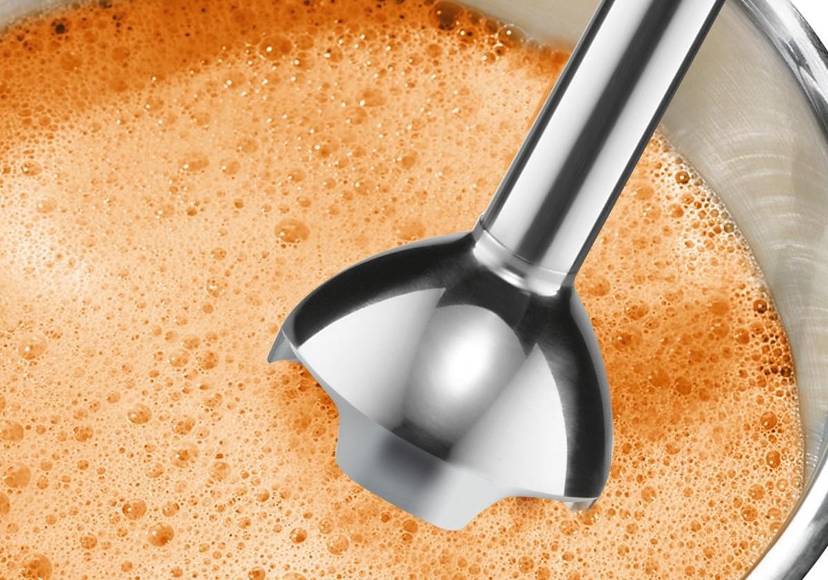 BOSCH Stabmixer »CleverMixx MSM24500, Edelst. Mixfuß, Zerkleinerer, Schneebesen, weiß«, 400 W, 4 Klingen, Mixbecher, Made in Europe