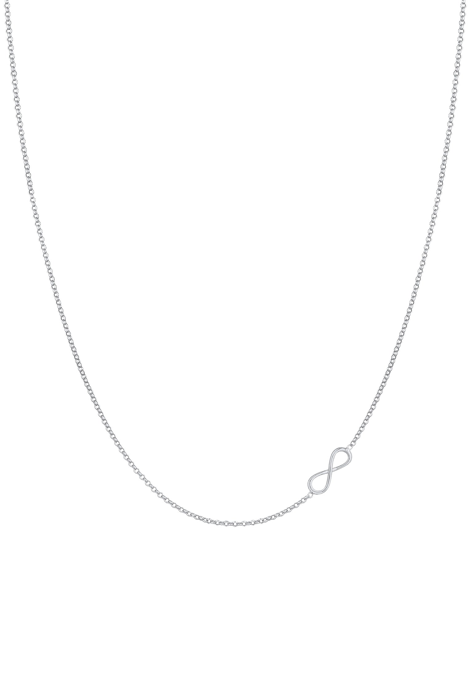 Elli Kette mit Anhänger »Halskette Infinty Trend Halskette 925 Silber«