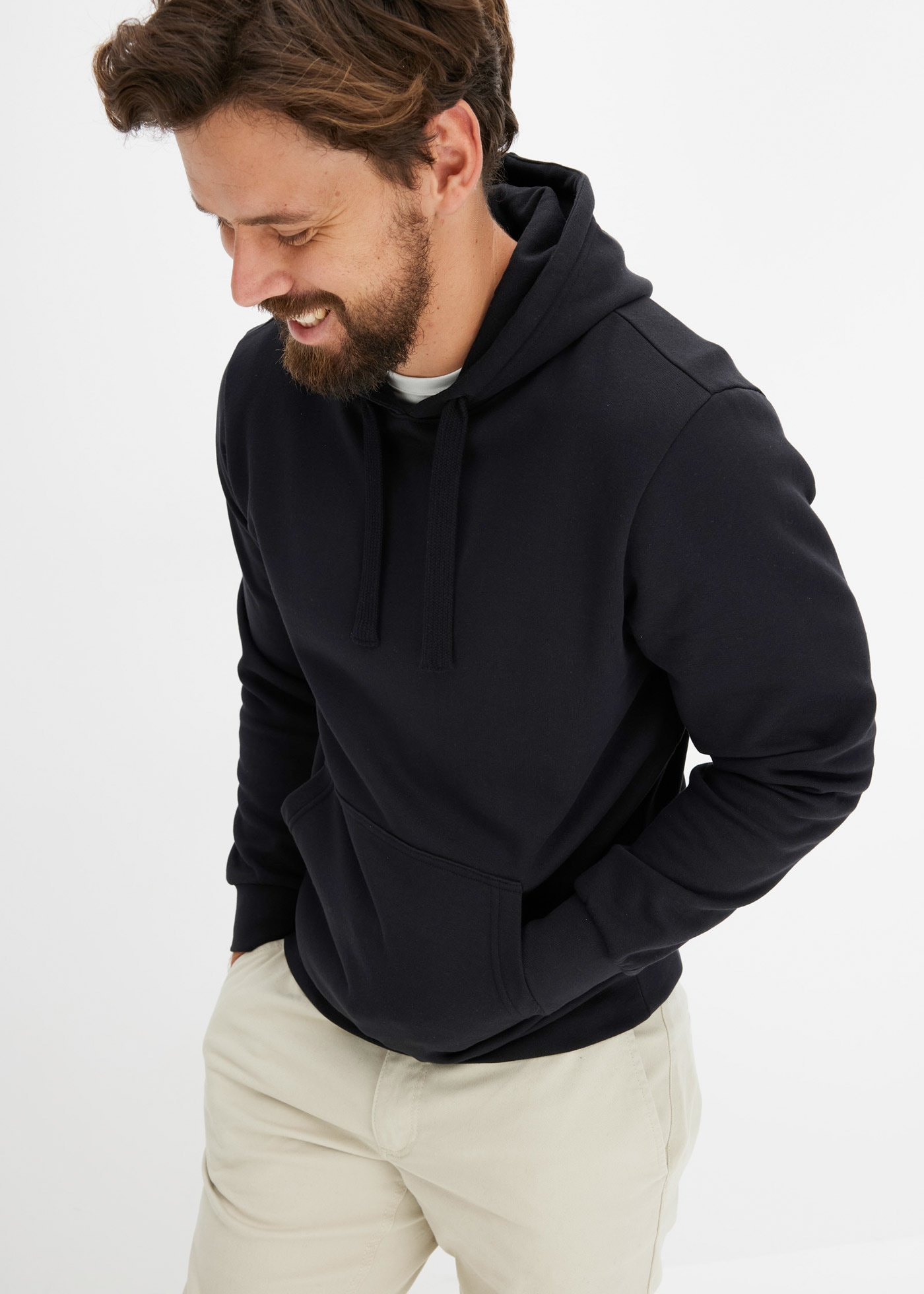 bonprix Kapuzensweatshirt »Hoodie«, Regular Fit, mit Kapuze, angenehme Baumwollmischung
