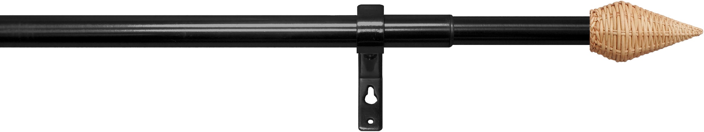 indeko Gardinenstange »Rattan Ø13/16mm«, 1 läufig-läufig, OTTO-Shop ausziehbar, verstellbare im stufenlos Teleskopstange
