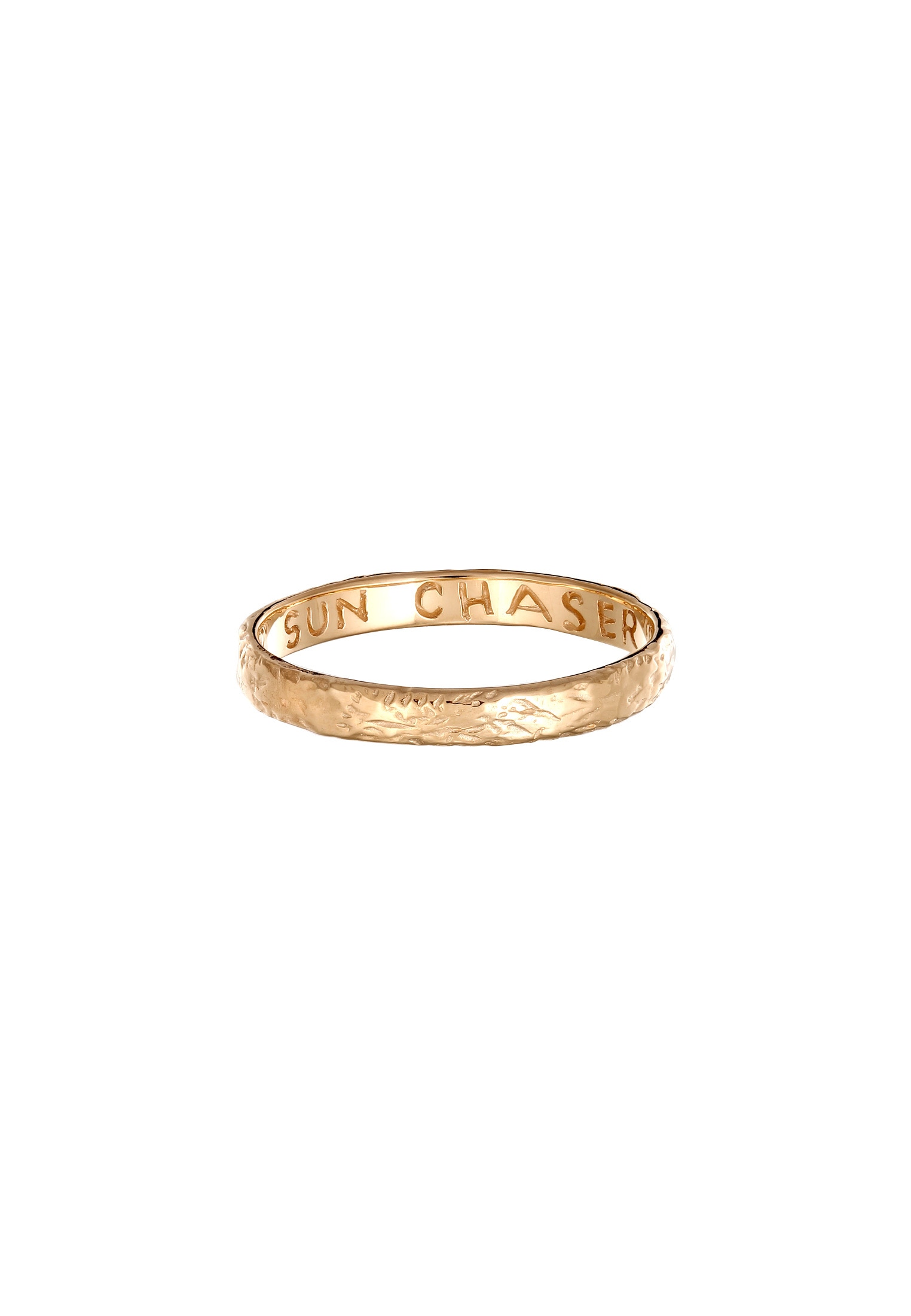 HAZE & GLORY Silberring »Ring Herrenring Sun Cheaser 375 Gelbgold«
