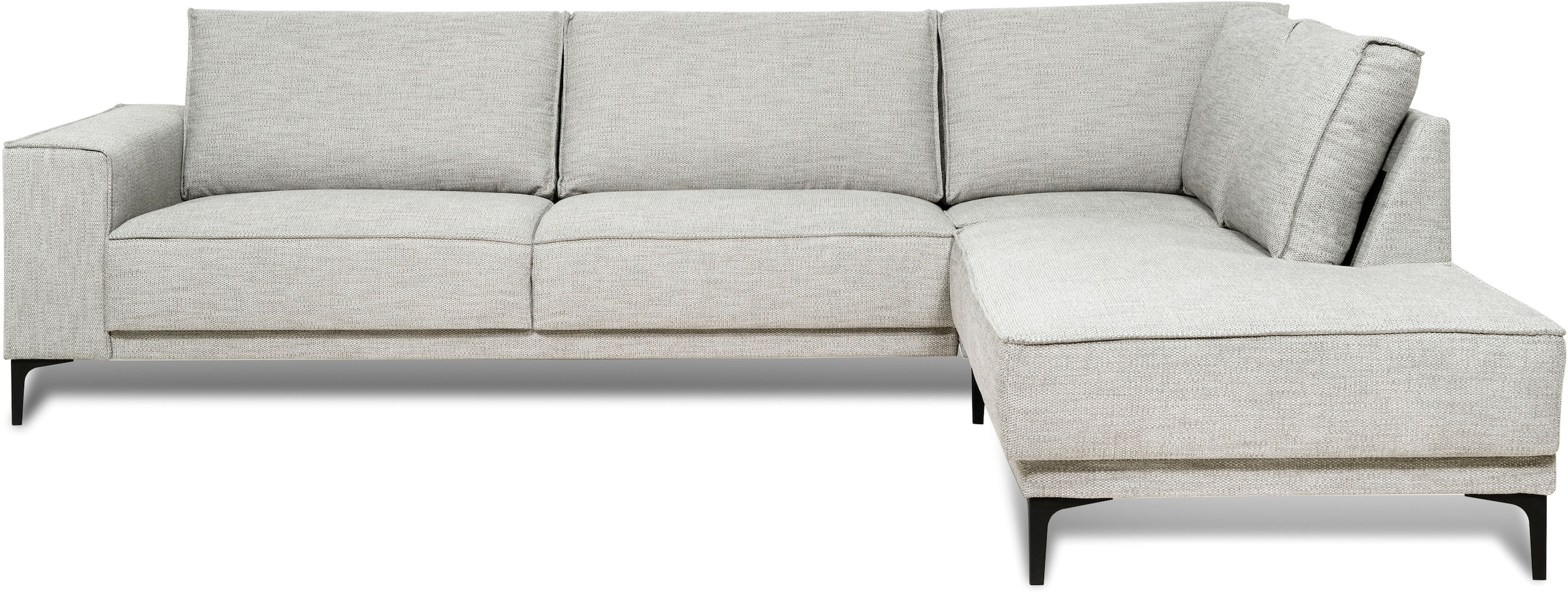 Places of Style Ecksofa Oland, L-Form, inkl. Rückenkissen, hochwertige Verarbeitung