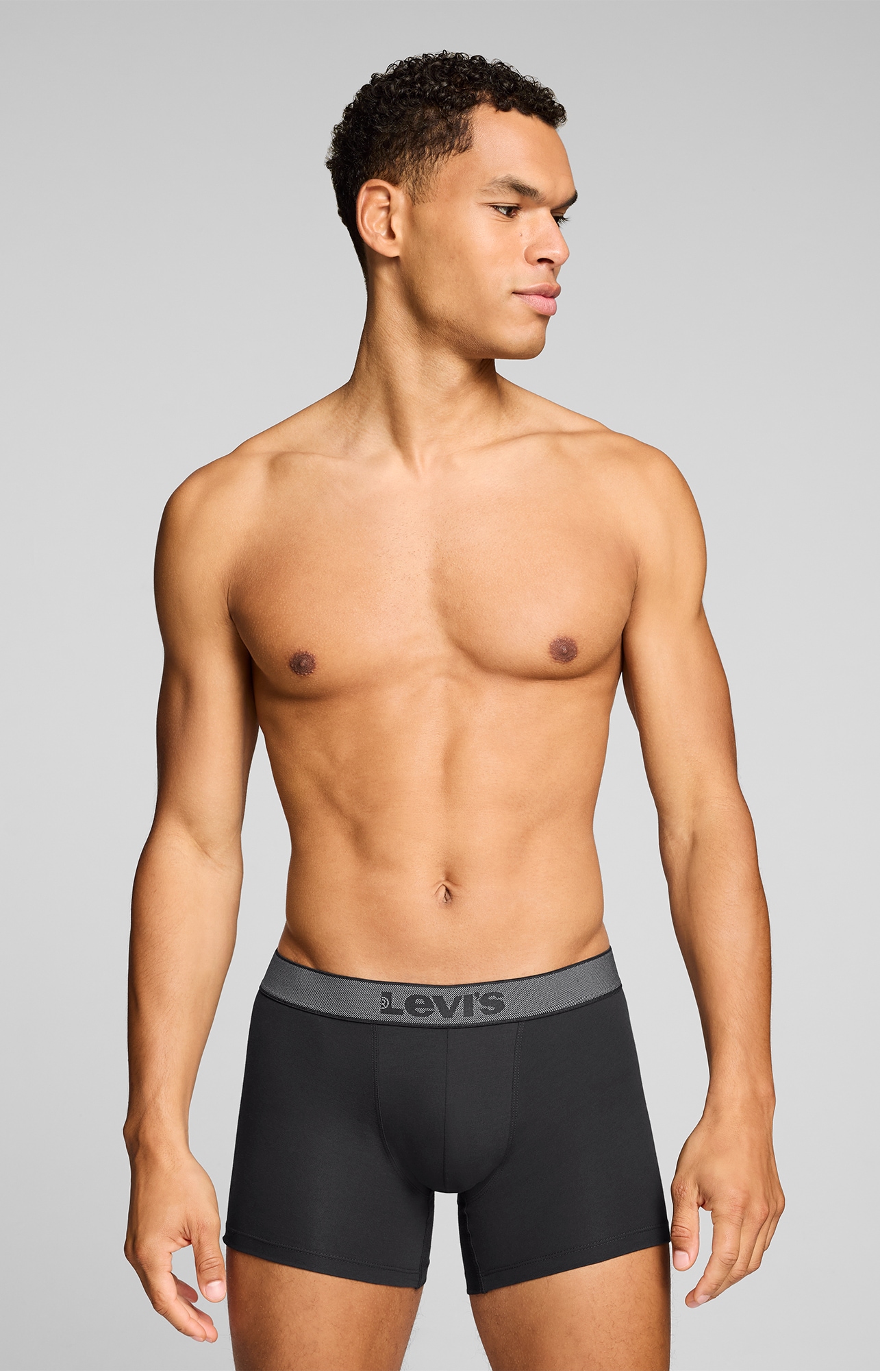 Levi's® Boxershorts »LEVIS MEN TWILL WB BOXER BRIEF 2P« 2er Pack,  ohne Eingriff, Stretchbund