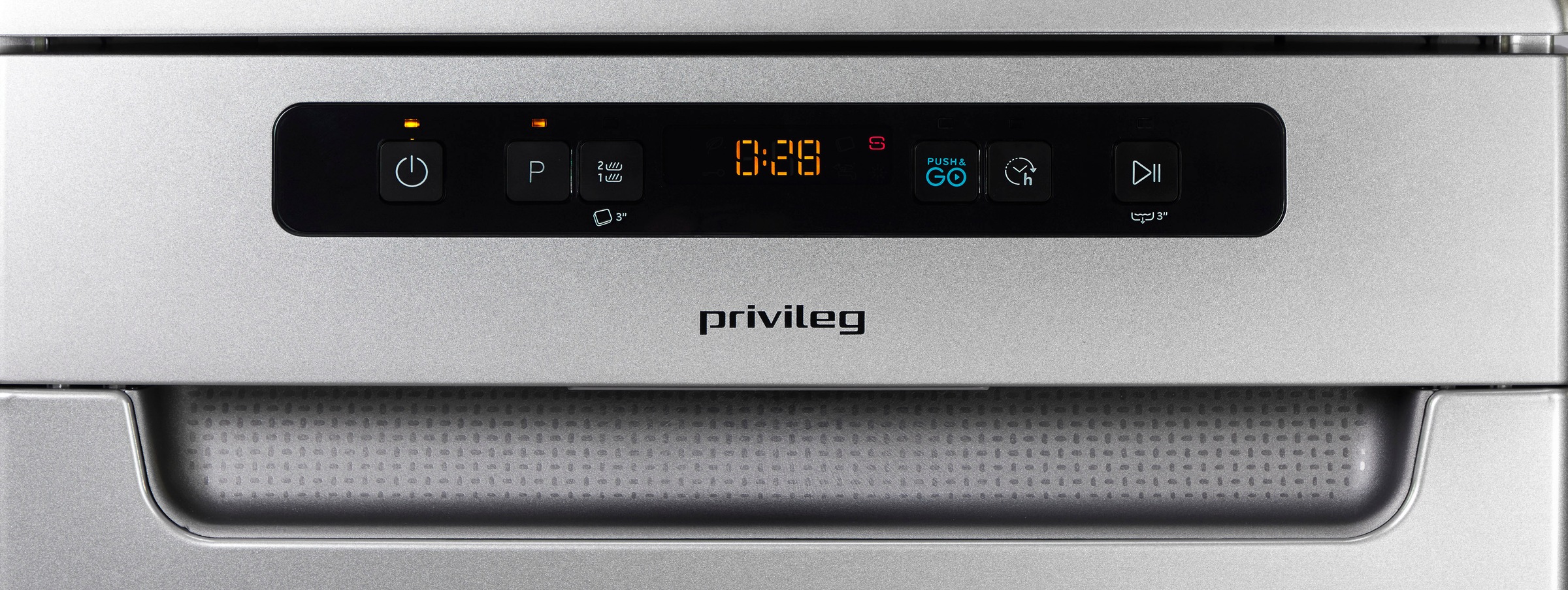 Privileg Standgeschirrspüler »PV2FC10BS7A0S«, 10 Maßgedecke, Auto Door - automatisches Türöffnungssystem (abschaltbar)