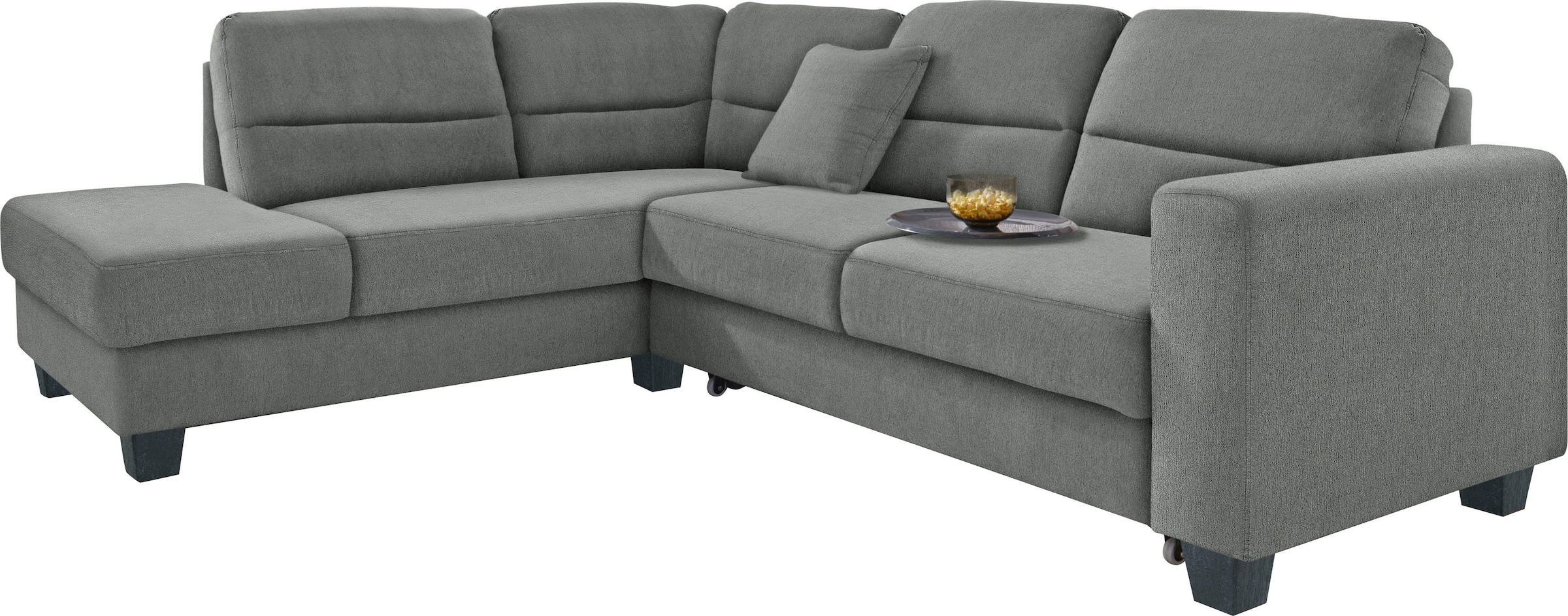 TRENDMANUFAKTUR Ecksofa »Chamber, zeitlos und modern, hoher Sitzkomfort, L-Form«, wahlweise mit Schlaffunktion