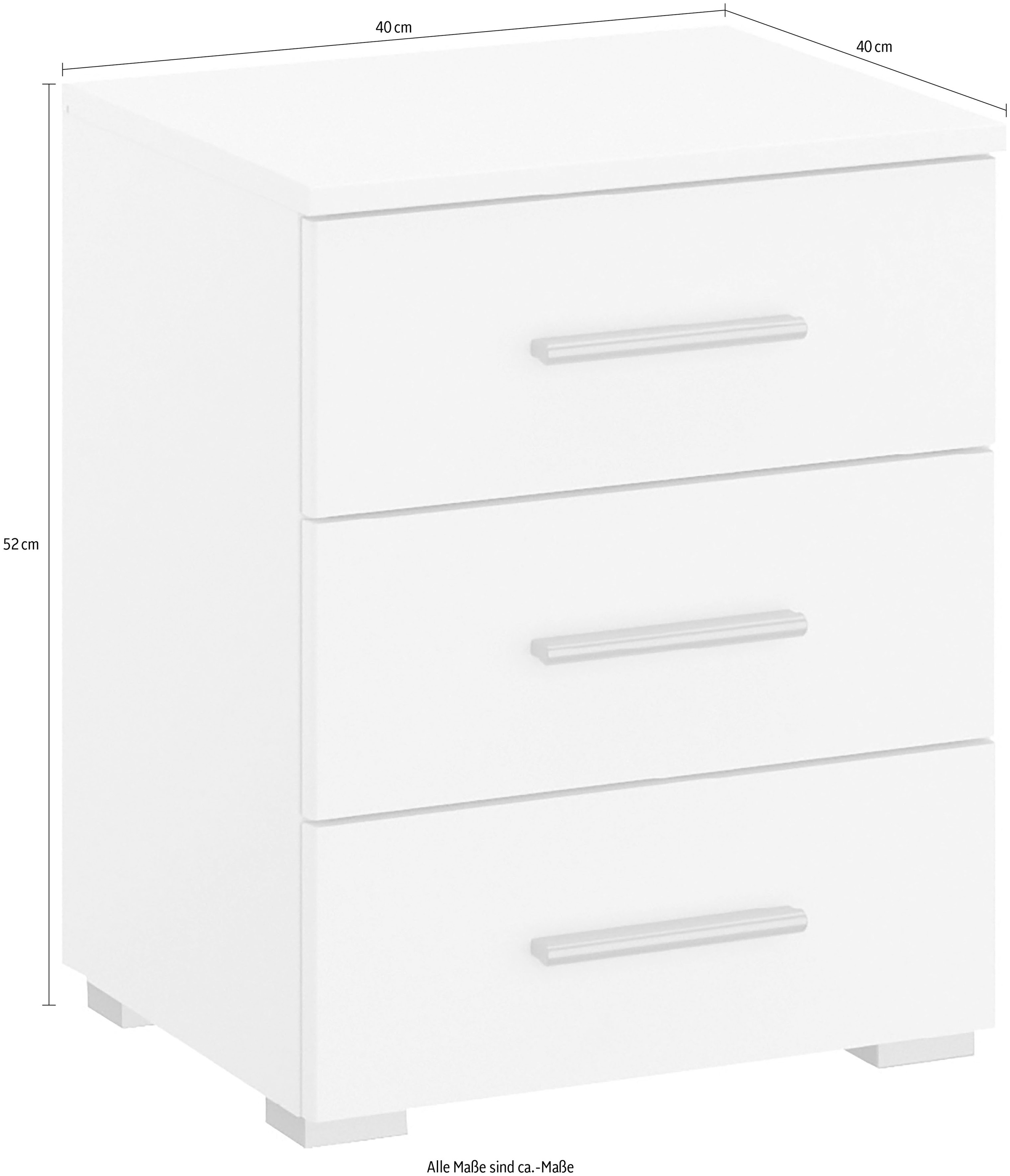 rauch Nachtkommode »Base« , optional in moderner Hochglanz-Front