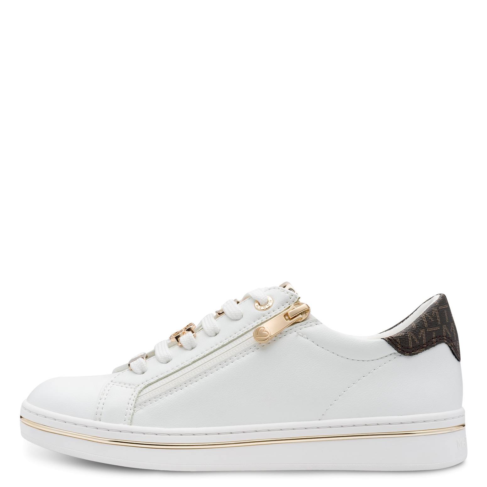 MARCO TOZZI Plateausneaker  , Freizeitschuh, Halbschuh, Schnürschuh mit Logoschriftzug