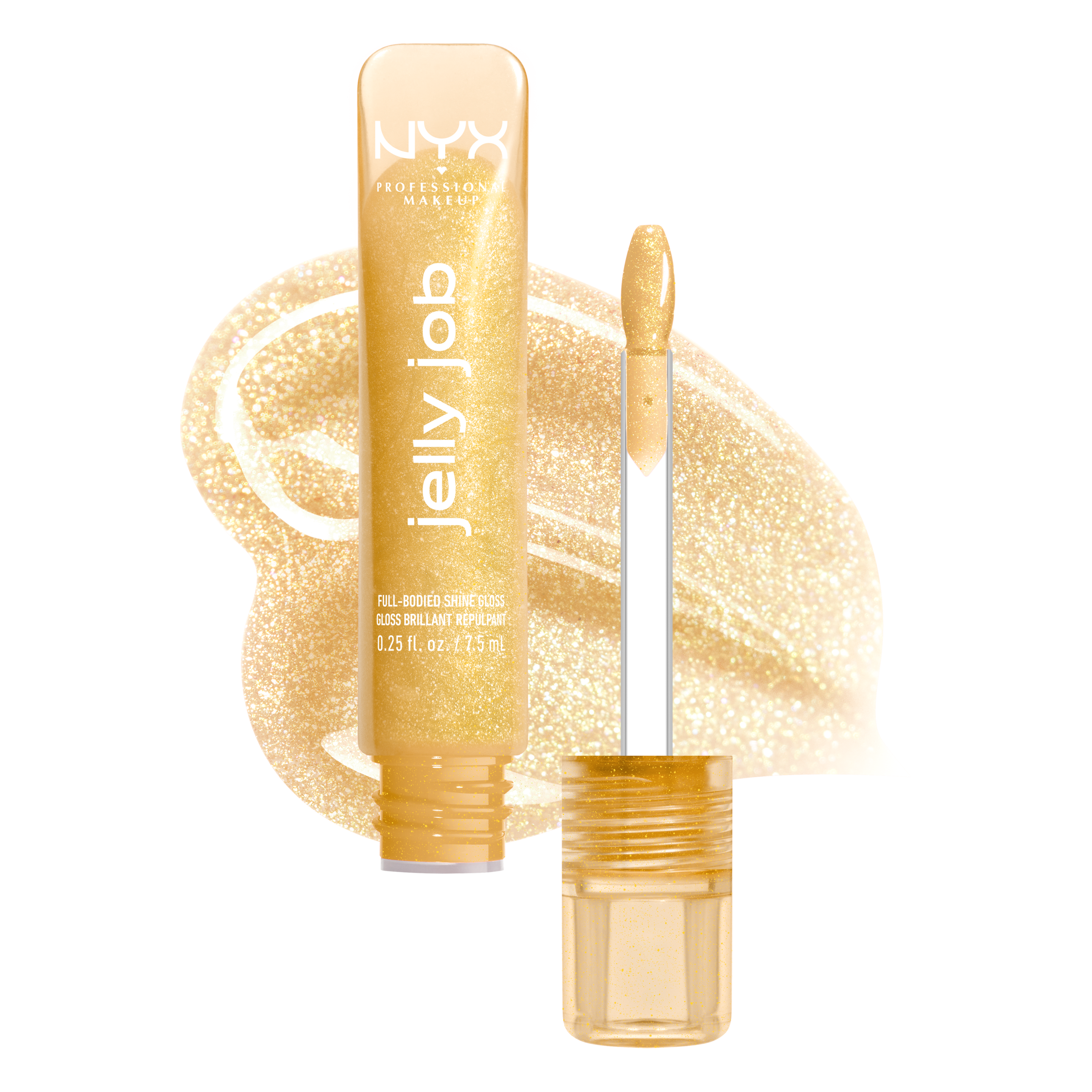 NYX Lipgloss »NYX Professional Makeup Jelly Job Lip Gloss« no Filler -pflegender Gloss für optisch vollere Lippen