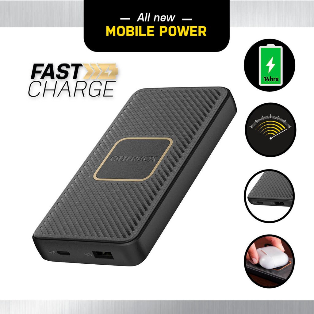 Otterbox Powerbank »Fast Charge Qi Wireless«, 10000 mAh