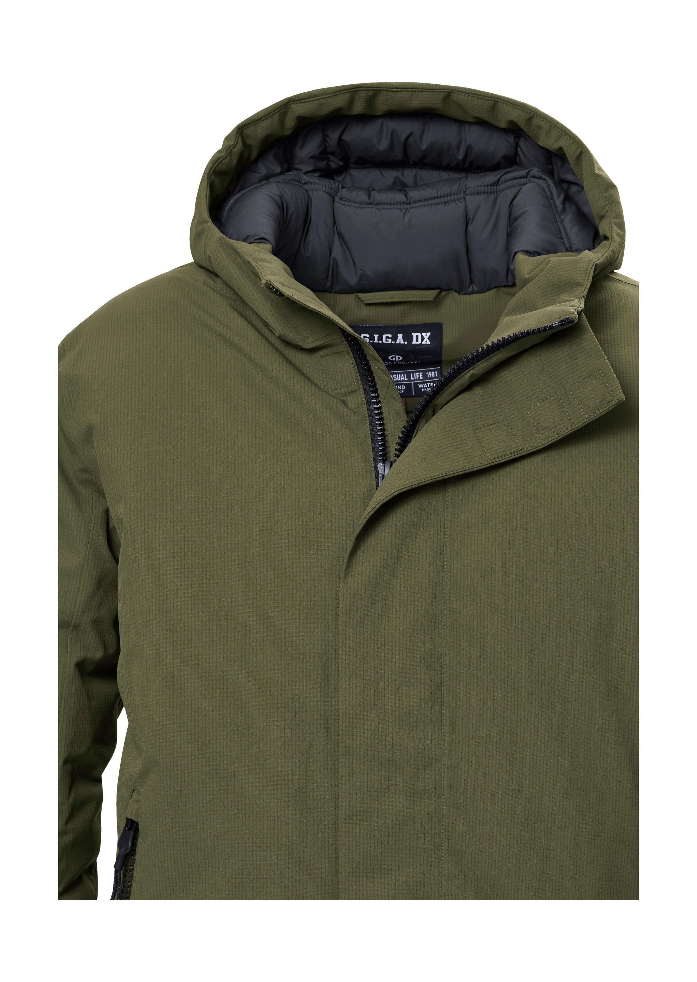 G.I.G.A. DX by killtec Funktionsjacke »GW 11 MN JCKT«, Wasserdichte, atmungsaktive Winterjacke mit verstellbarer Kapuze