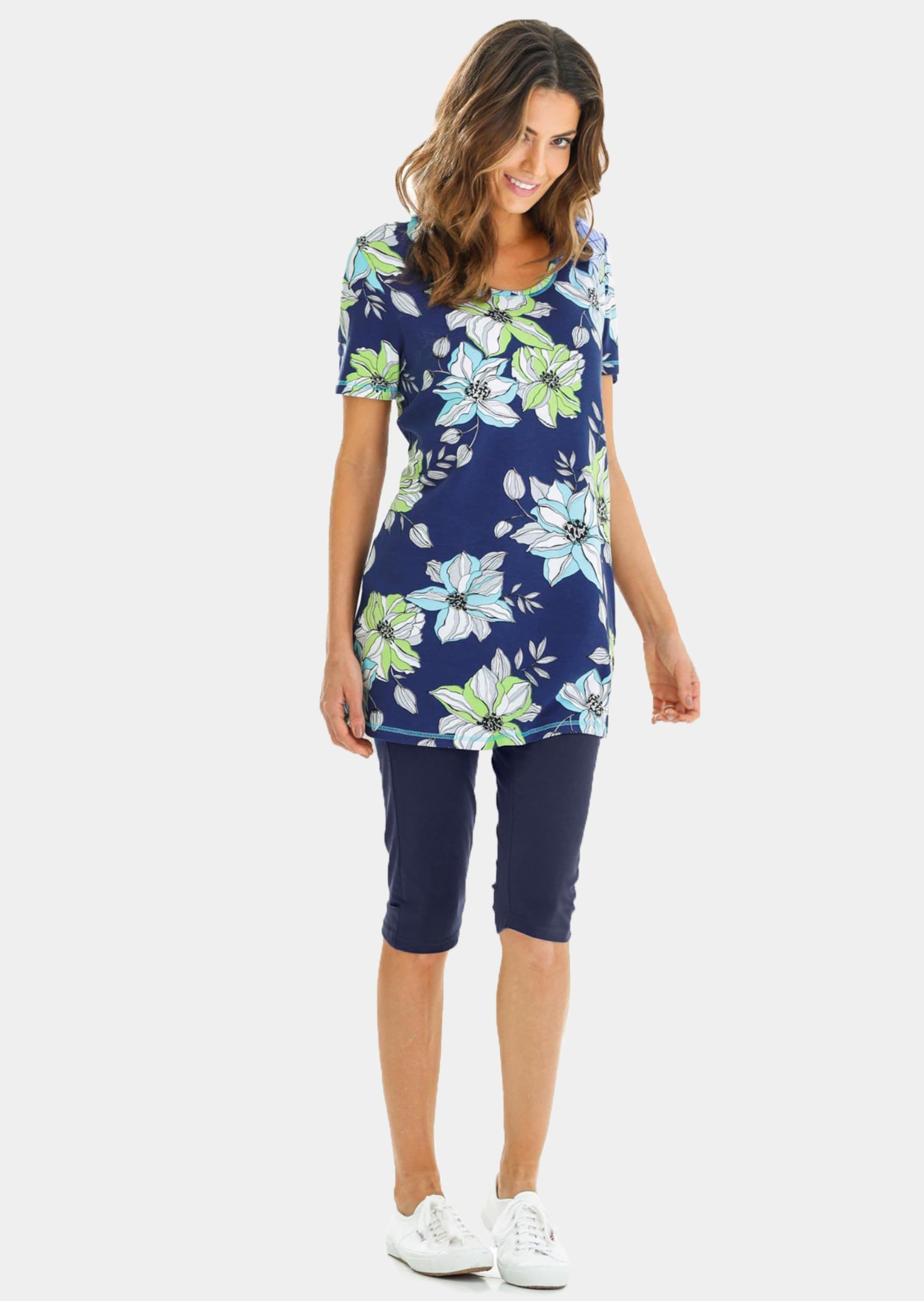 GOLDNER Leggings »Bequeme Capri-Leggings«