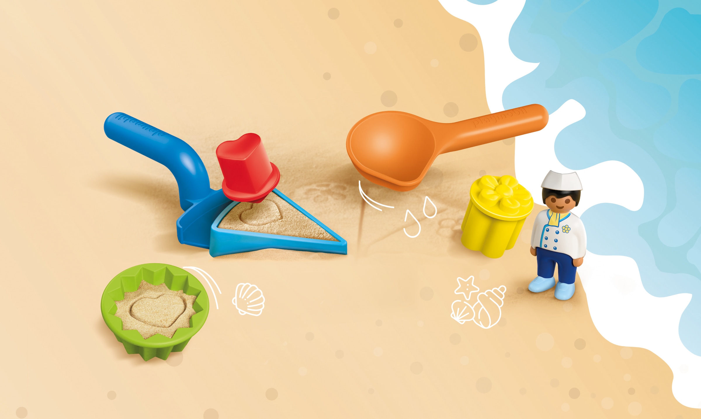 Playmobil® Sandform-Set »Sand-Bäckerei (72005), Junior Sand« Made in Europe
