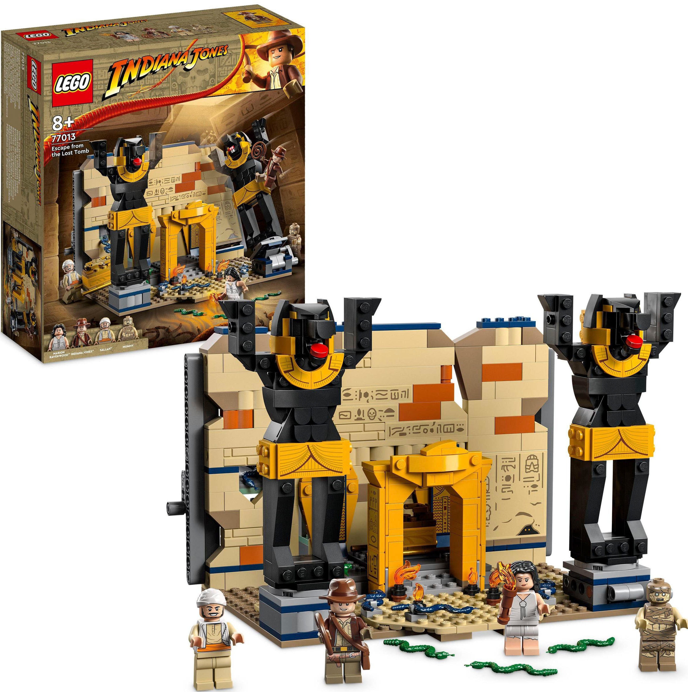 Konstruktionsspielsteine »Flucht aus dem Grabmal (77013), LEGO® Indiana Jones«, (600...