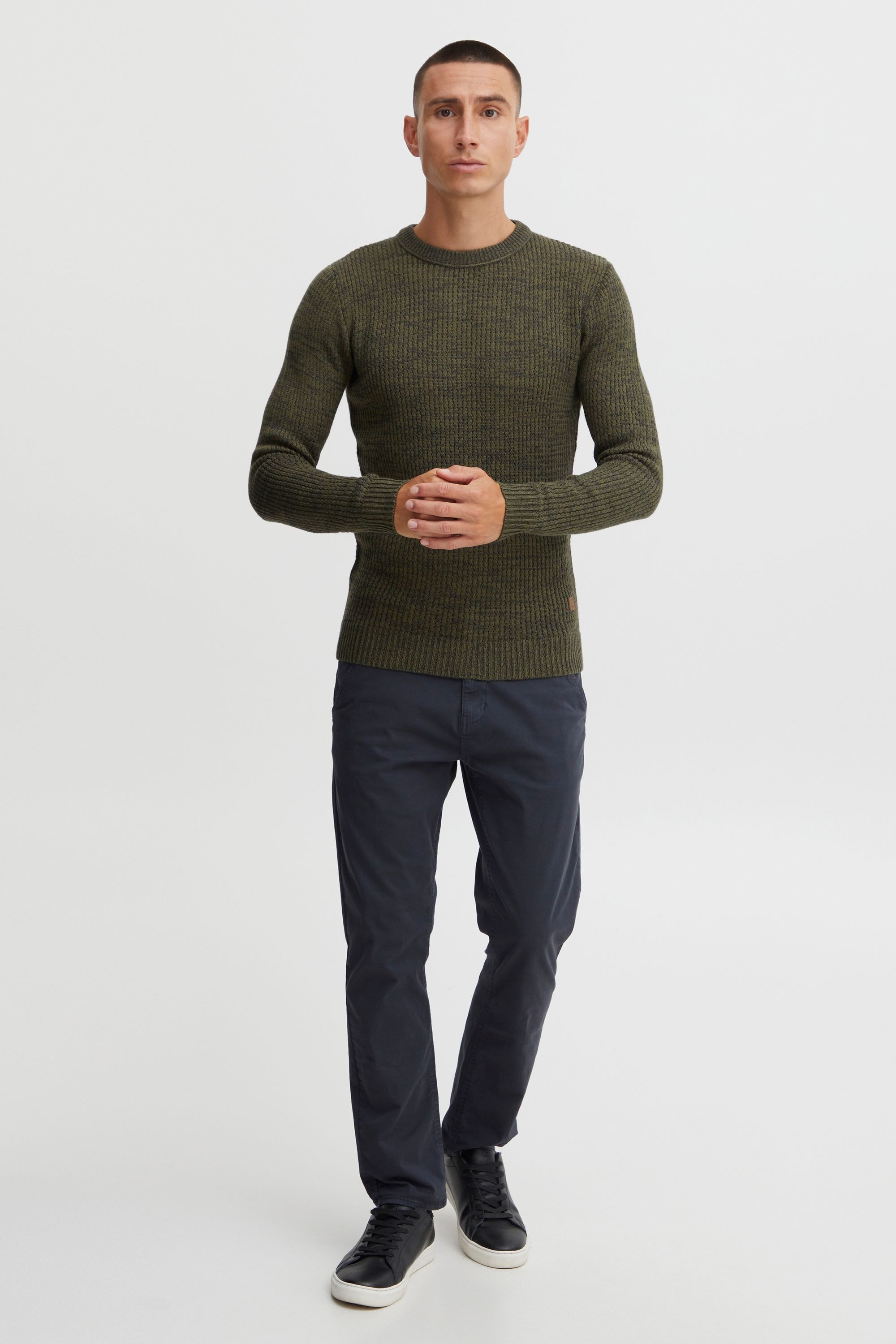 Indicode Strickfleece-Pullover »Strickpullover IDValerio«