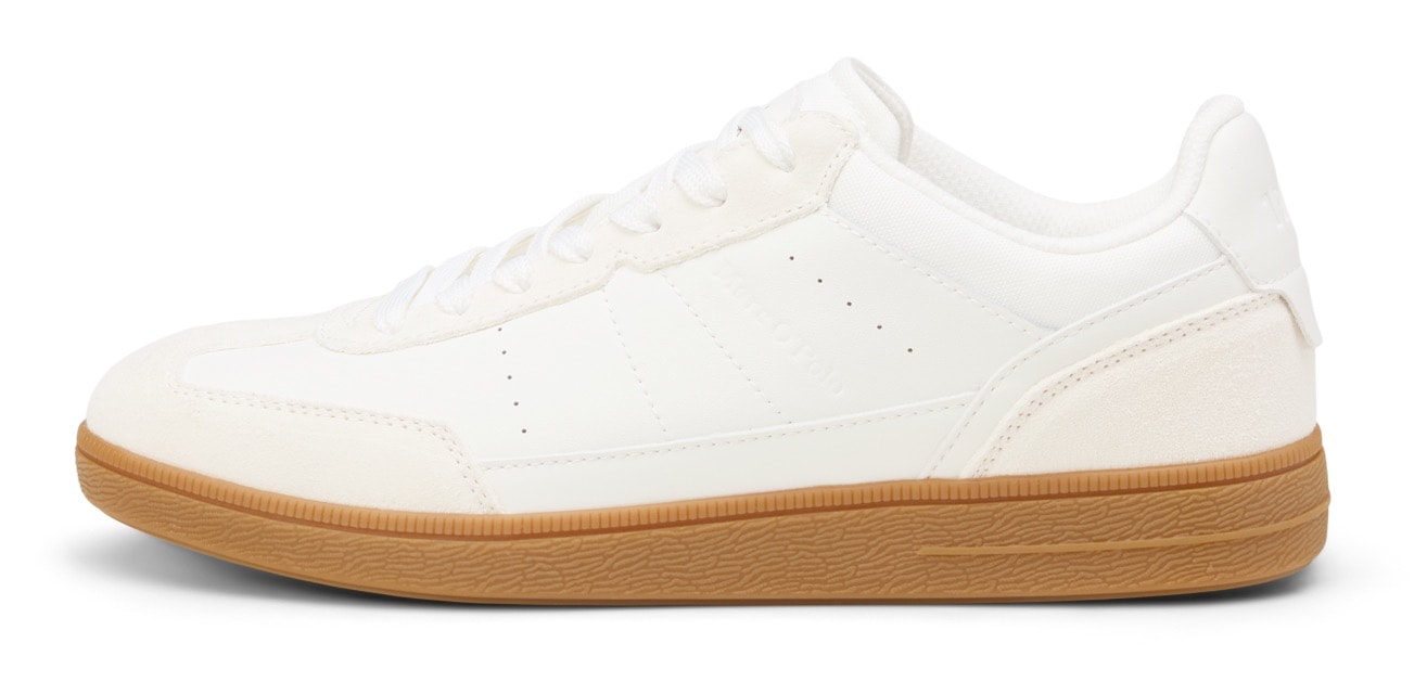 Marc O'Polo Sneaker »Charlie«  Schnürschuh, Halbschuh, Casual-Sneaker mit honigfarbener Laufsohle