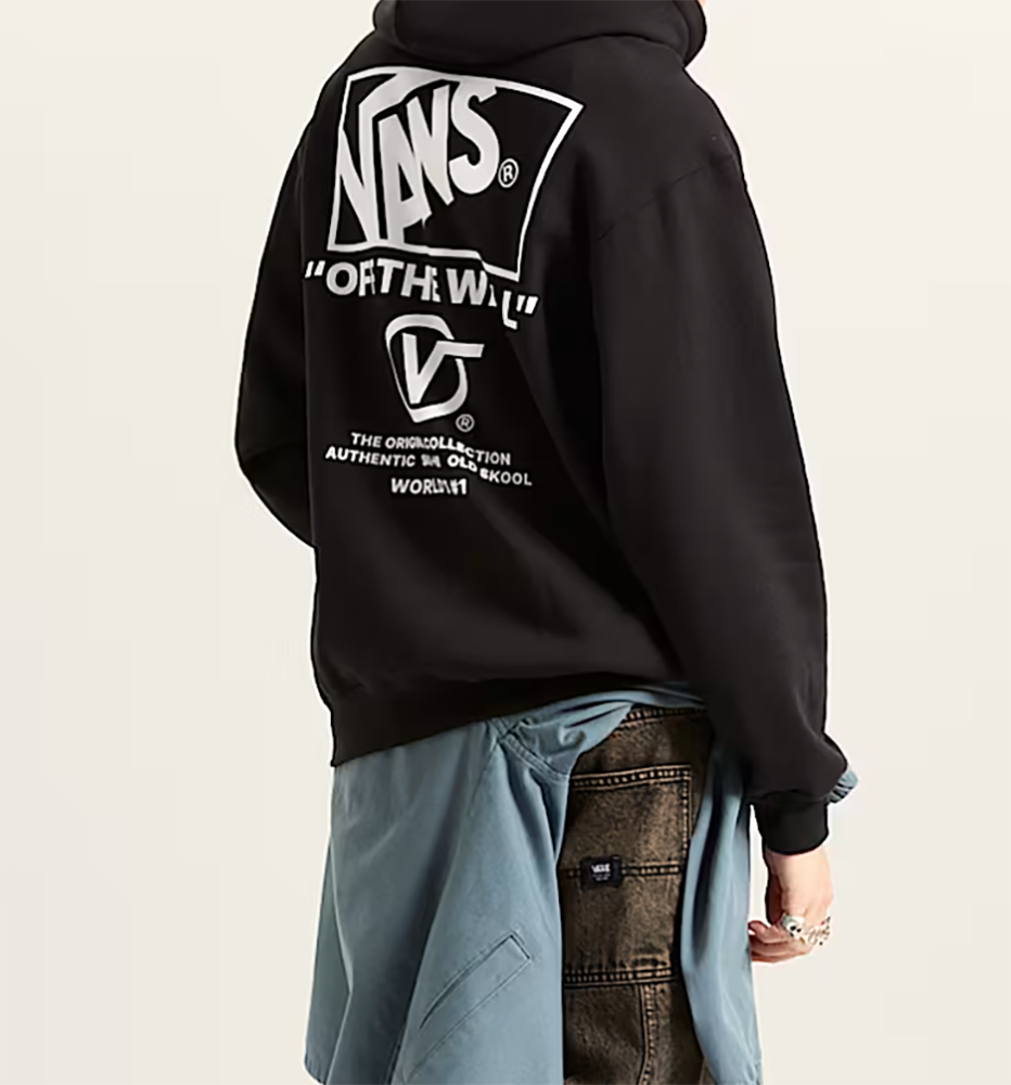 Vans Kapuzensweatshirt »STACKED HI PULLOVER«, 1 tlg. sportlicher Schnitt, mit Kapuze und Kordelzug, mit Kängurutasche
