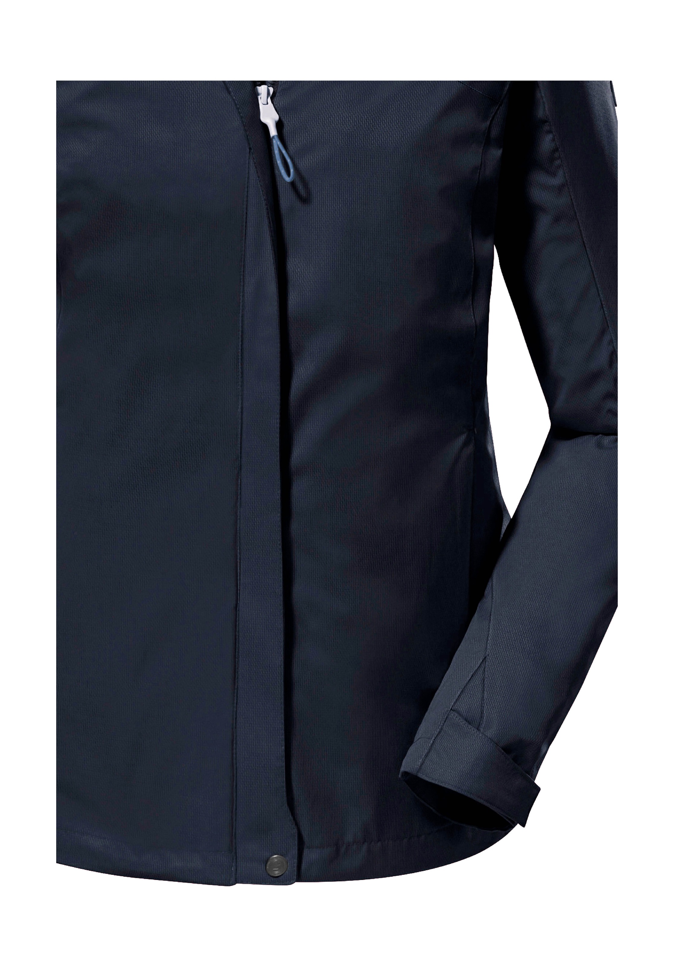Killtec Outdoorjacke »KOS 133 WMN JCKT«, Wasser- und winddichte Damenjacke mit abnehmbarer Kapuze, PFAS-frei