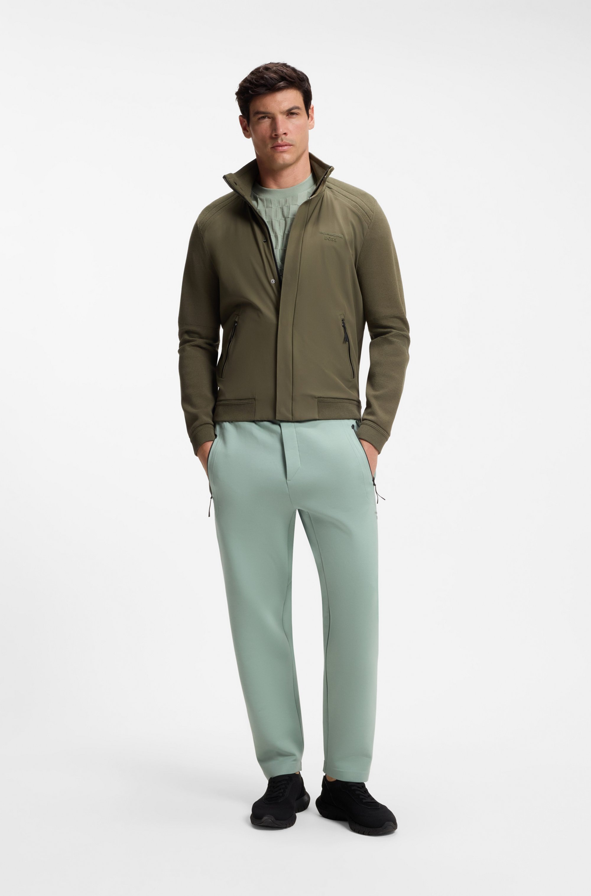 BOSS GREEN T-Shirt »Porsche Spirit 70 Capsule Collection« Premium Herrenmode Limited