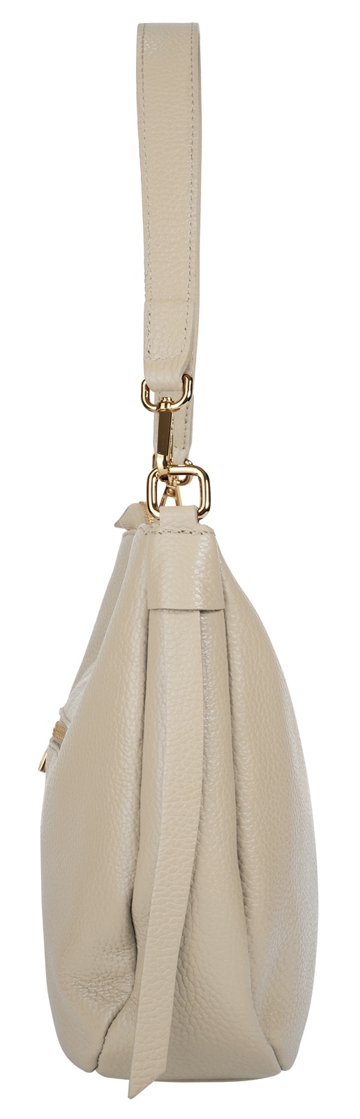 Cluty Umhängetasche, echt Leder, Made in Italy