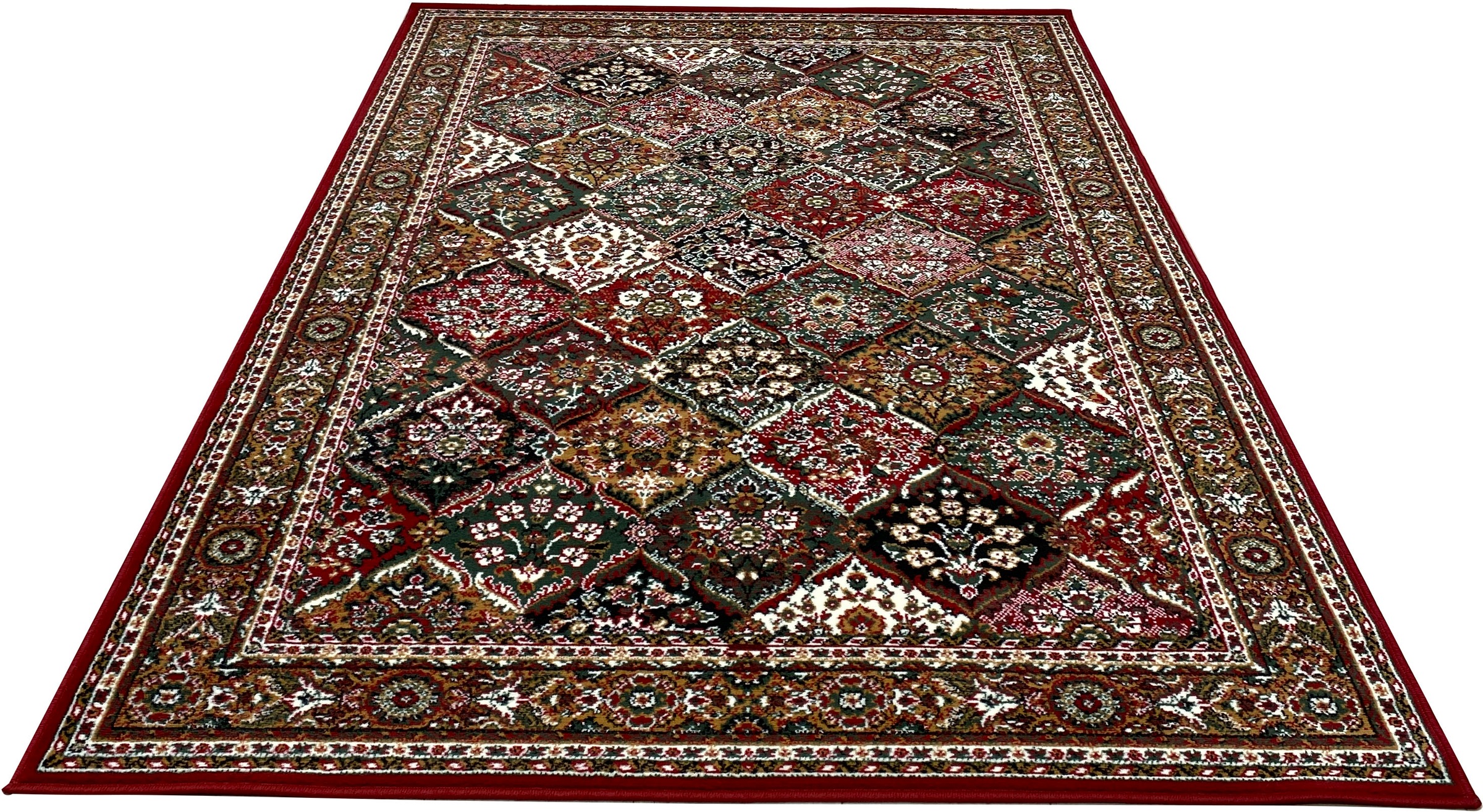 DELAVITA Teppich »Elise«, rechteckig, 7 mm Höhe, Orient-Optik, mit Bordüre, ideal im Wohnzimmer & Schlafzimmer