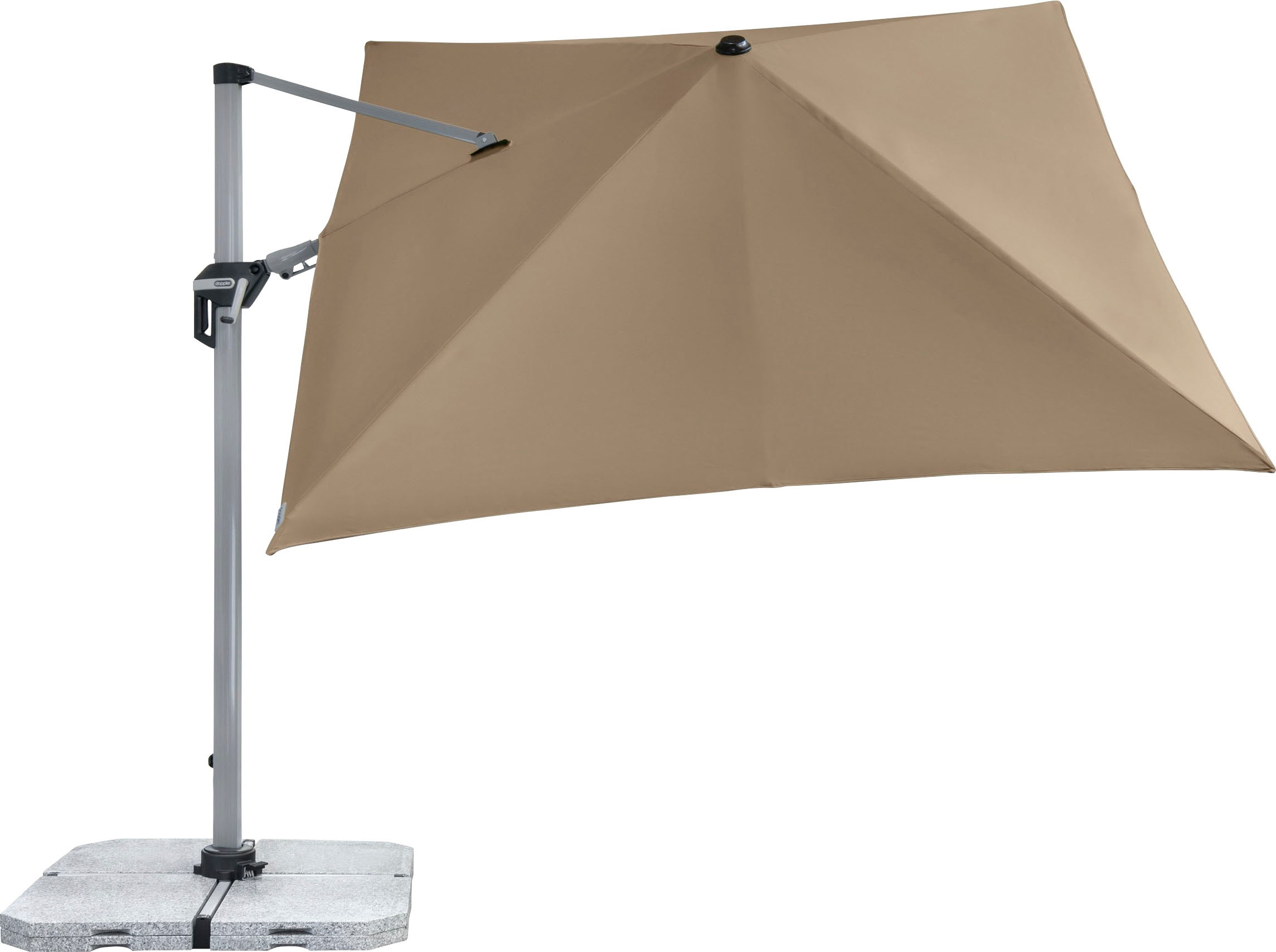 doppler® Ampelschirm »Active Pendel«, UV-beständig, Maße: 350x260 cm