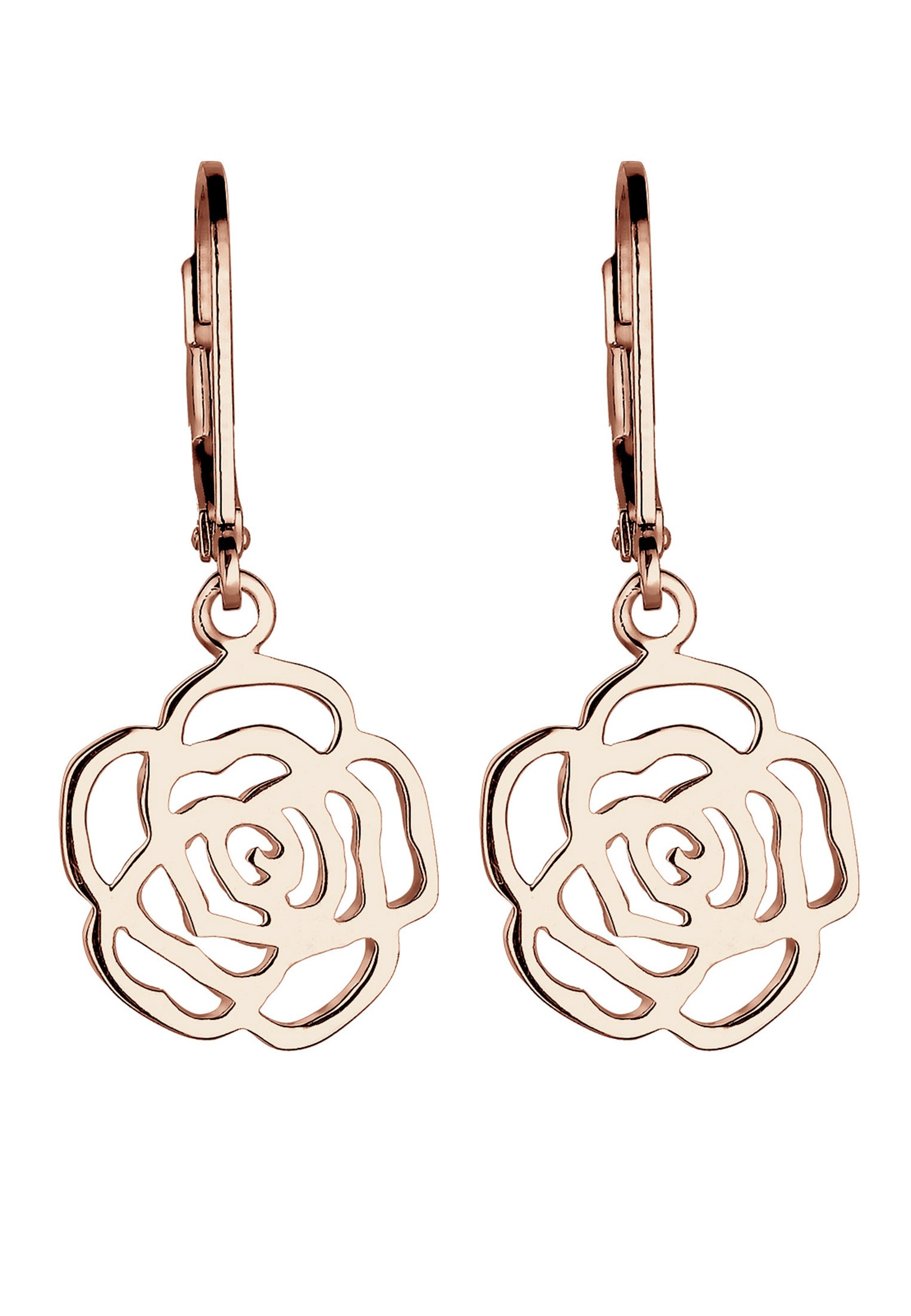 Elli Paar Ohrhänger »Ohrringe Ohrhänger mit Blume 925 Sterling Silber«