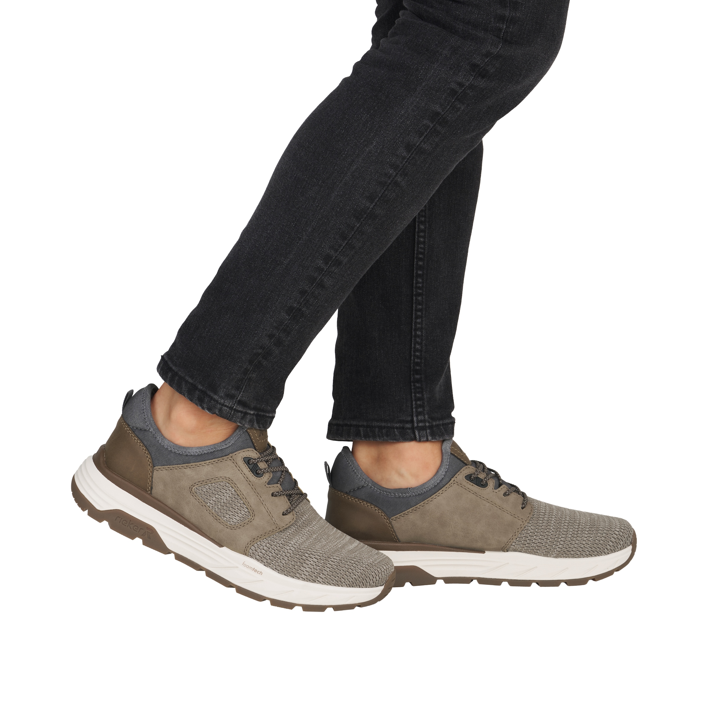 Rieker Slip-On Sneaker  Slipper, Schlupfschuh, Halbschuh, Freizeitsneaker mit Gummizug