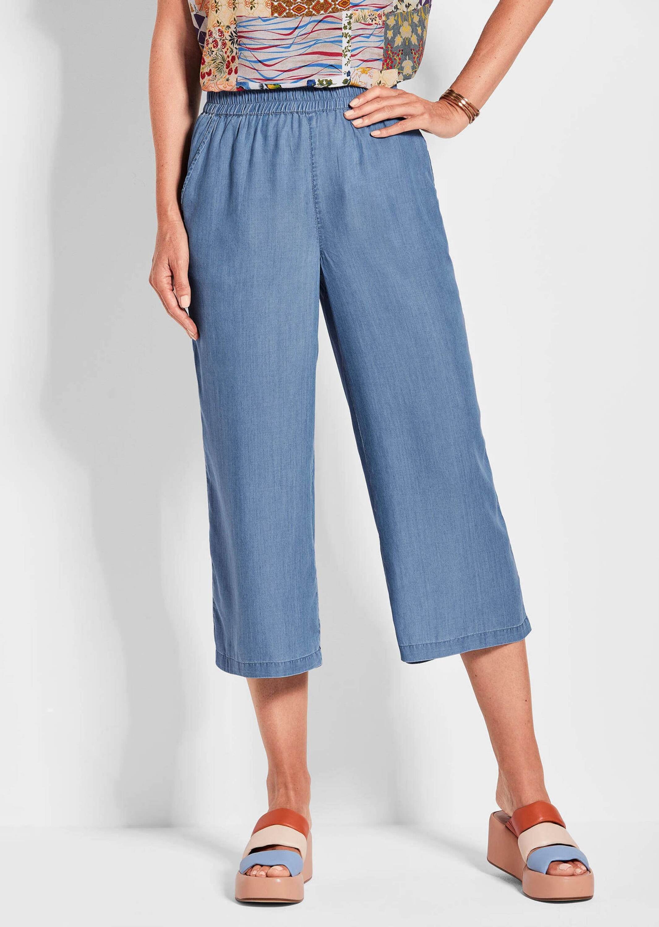 GOLDNER 2-in-1-Hose »Kurzgröße Bequeme Culotte in verkürzter Länge«