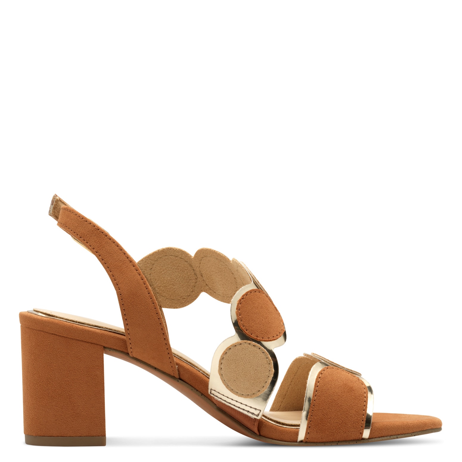 MARCO TOZZI Sandalette  Blockabsatz, Riemchensandale mit verstellbarem Schnallenverschluss