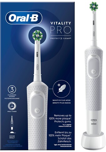 Oral B Elektrische Zahnbürste »Vitality Pro«, 1 St. Aufsteckbürsten, 3 Putzmodi kaufen
